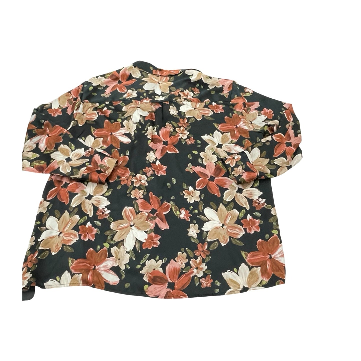 Blouse Ls By Tamara H In Floral Print, Size:Xl