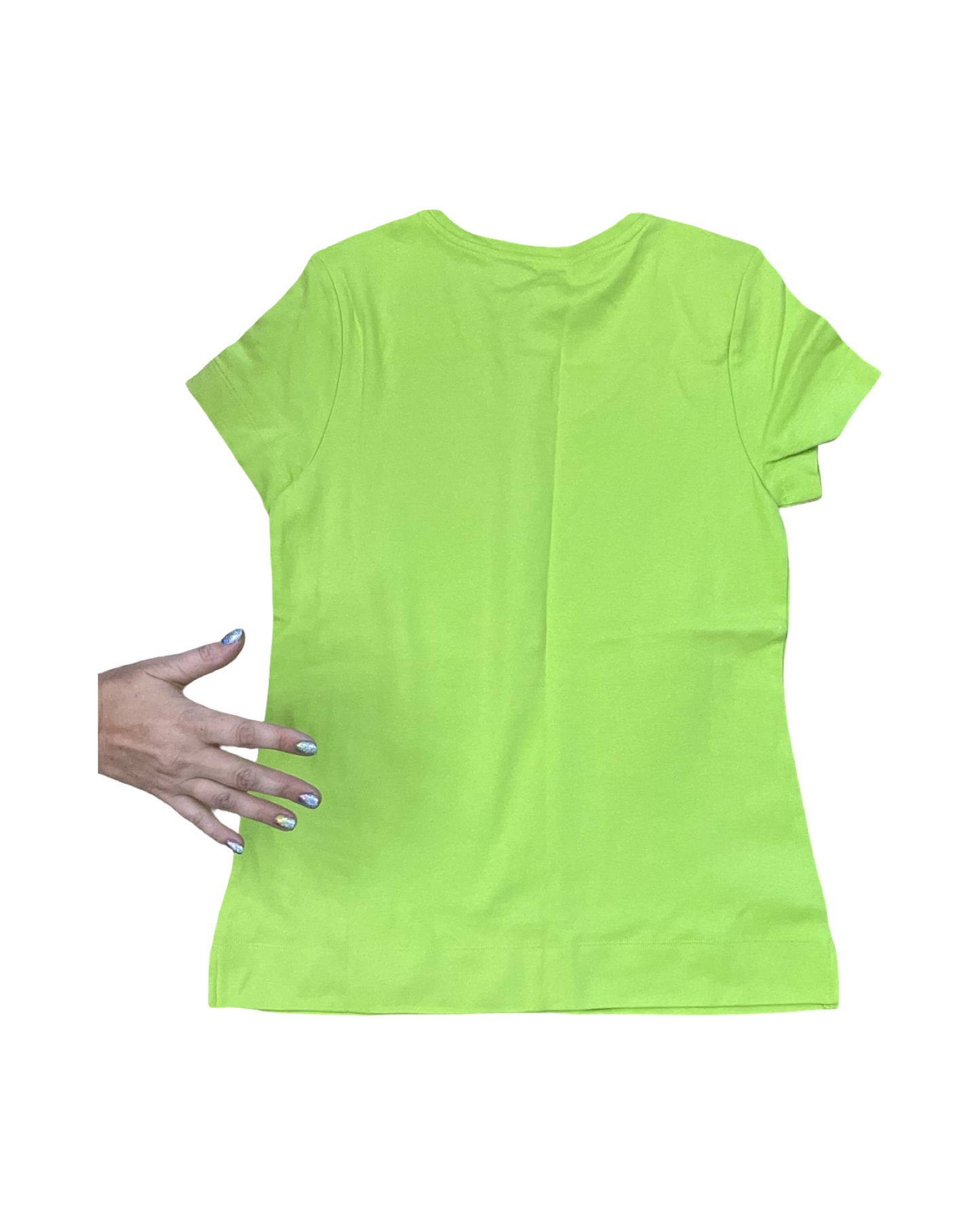 Top Ss Basic By Isaac Mizrahi In Green, Size:Xs