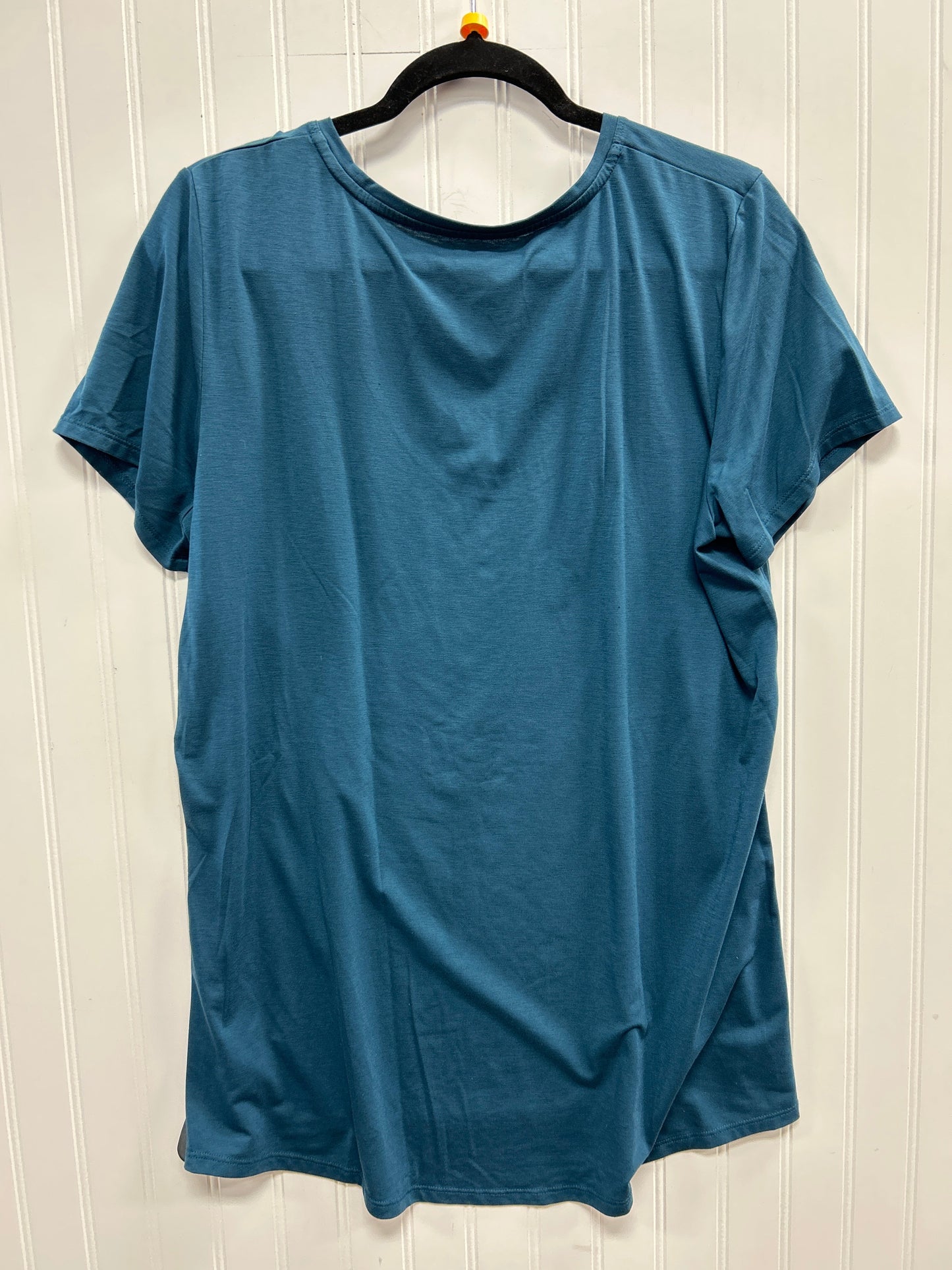 Athletic Top Ss By Athleta In Teal, Size:Xl