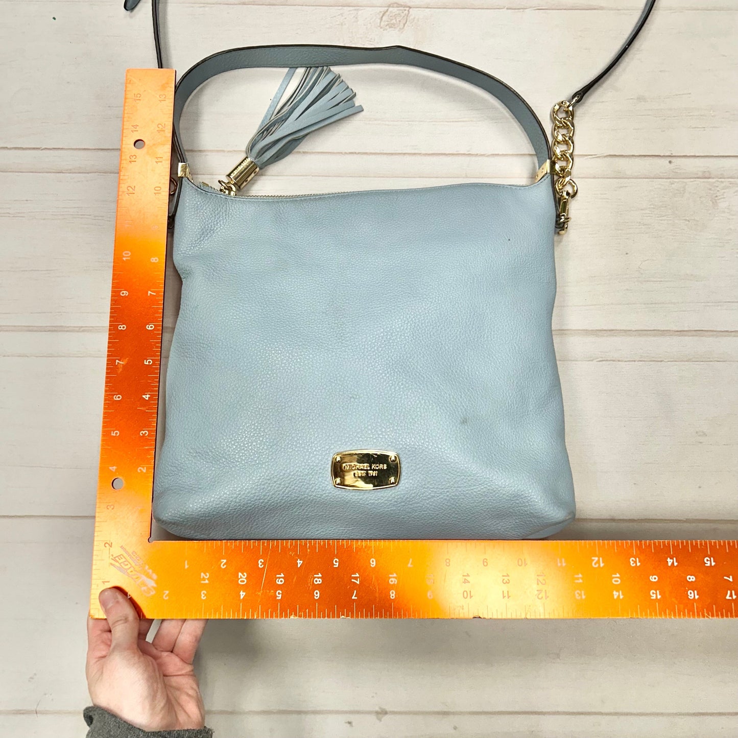 Crossbody Designer By Michael Kors, Size: Medium