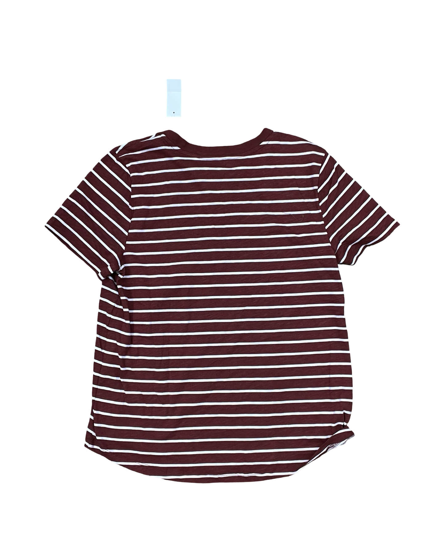 Top Ss By Loft In Brown & Cream, Size:L
