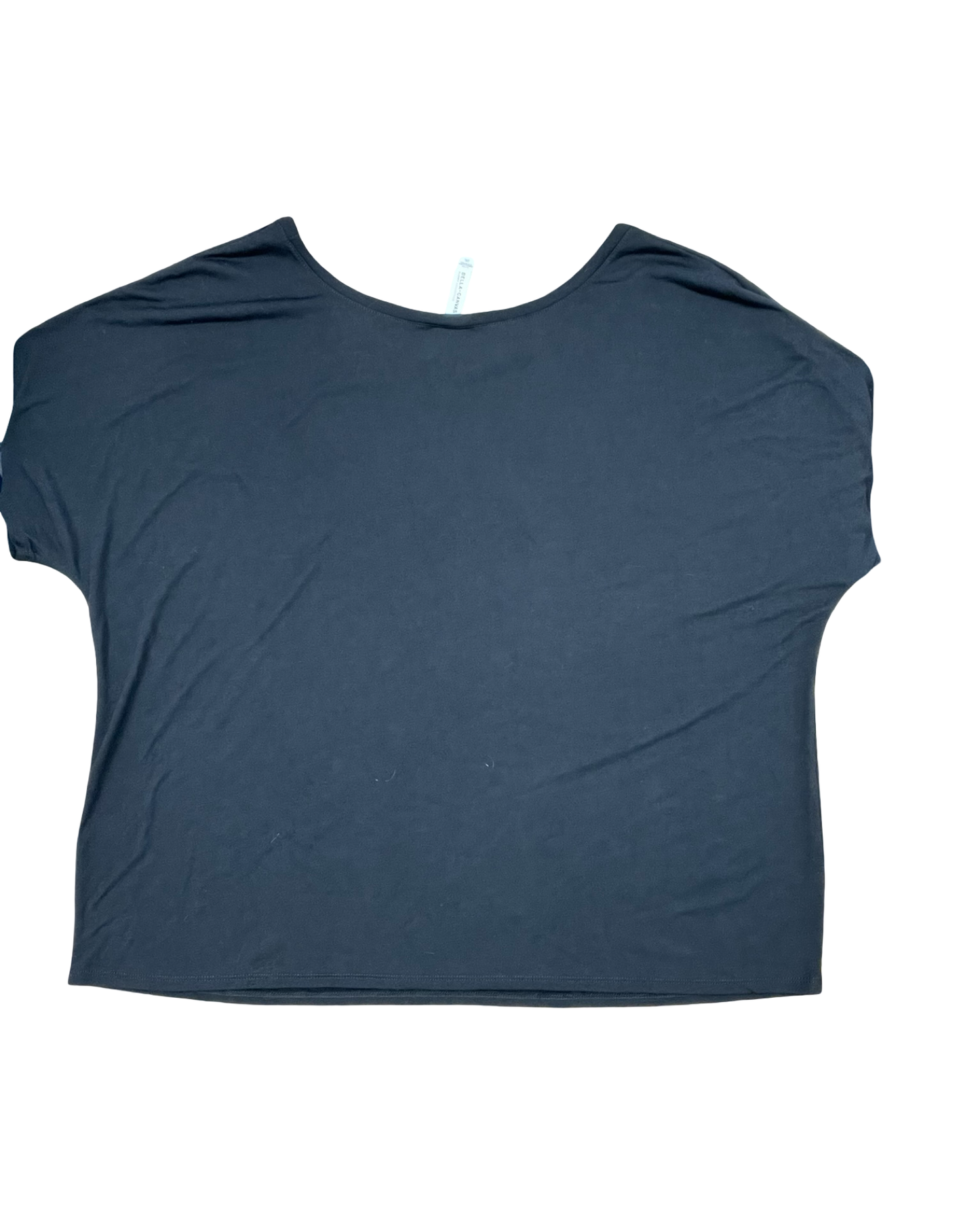 Top Ss By Bella + Canvas In Black, Size:2X