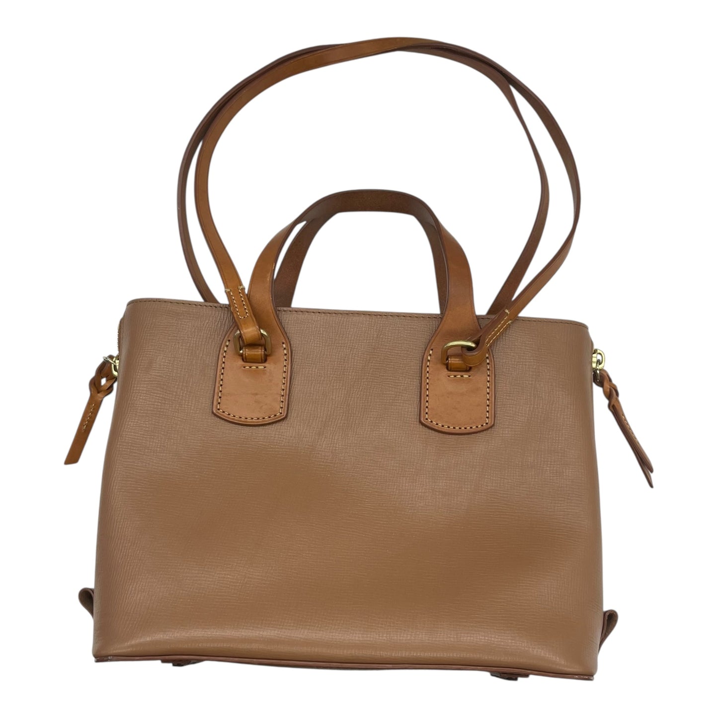 Handbag Designer By Dooney And Bourke In Tan, Size:Medium