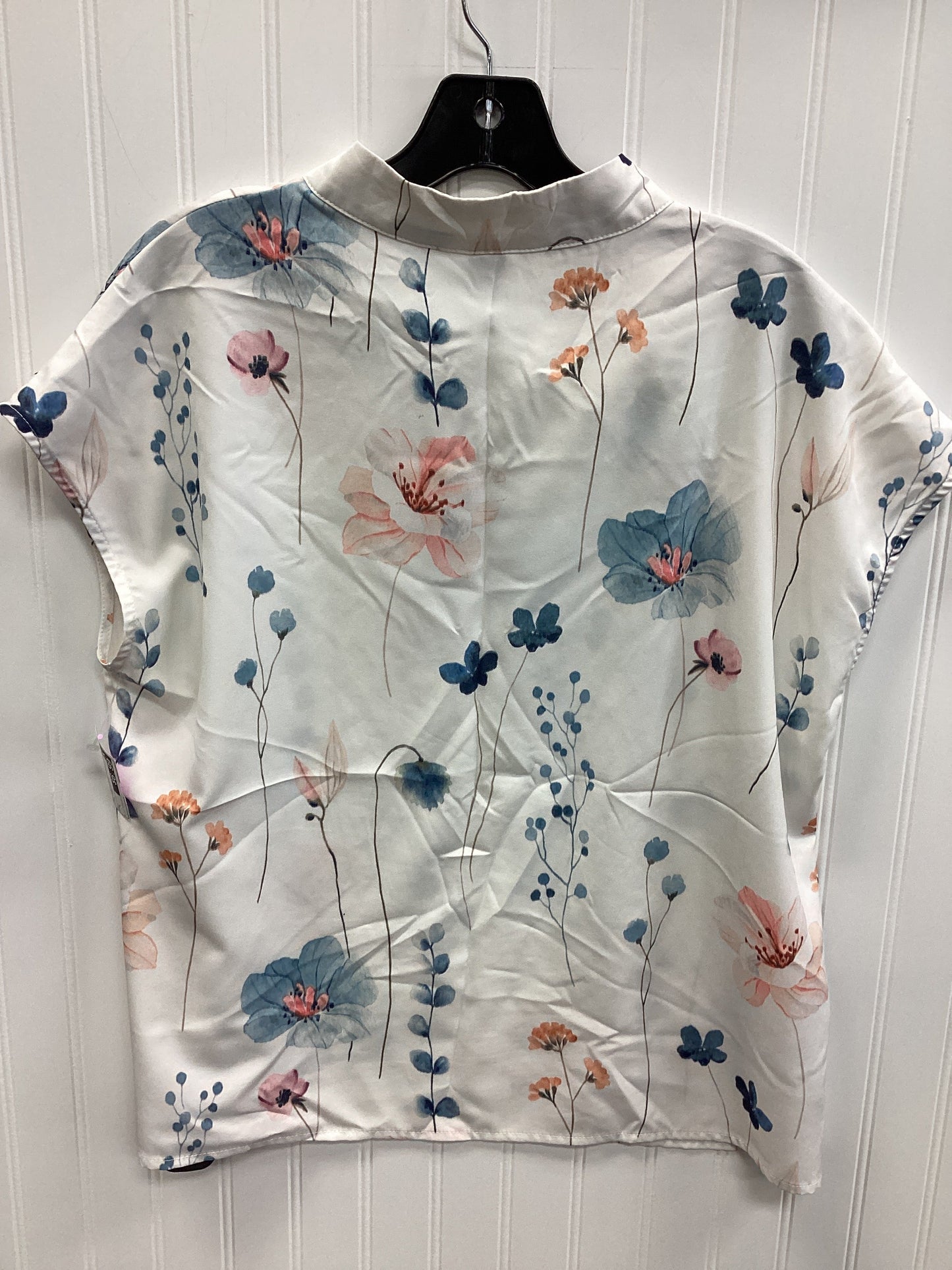 Top Sleeveless By Emery Rose In Floral Print, Size:L