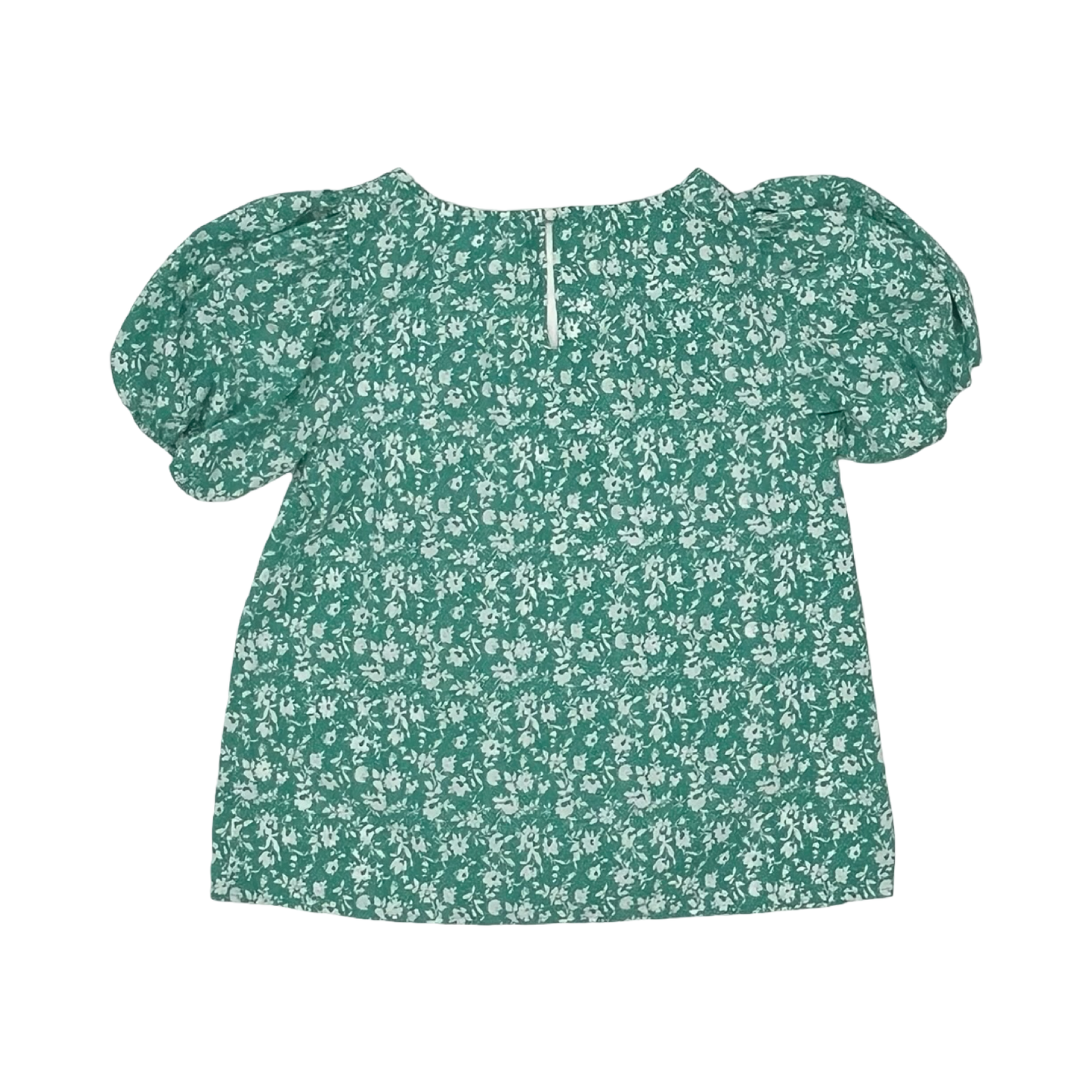 Blouse Ss By Lc Lauren Conrad In Green & White, Size:S