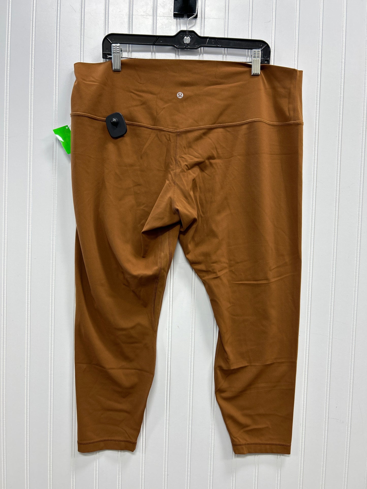 Athletic Leggings By Lululemon In Brown, Size:20