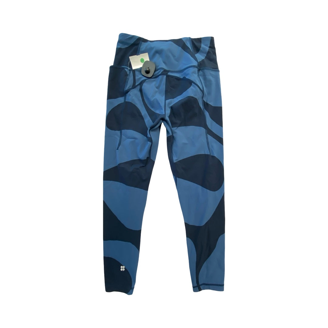Athletic Leggings Capris By Sweaty Betty In Blue, Size:6