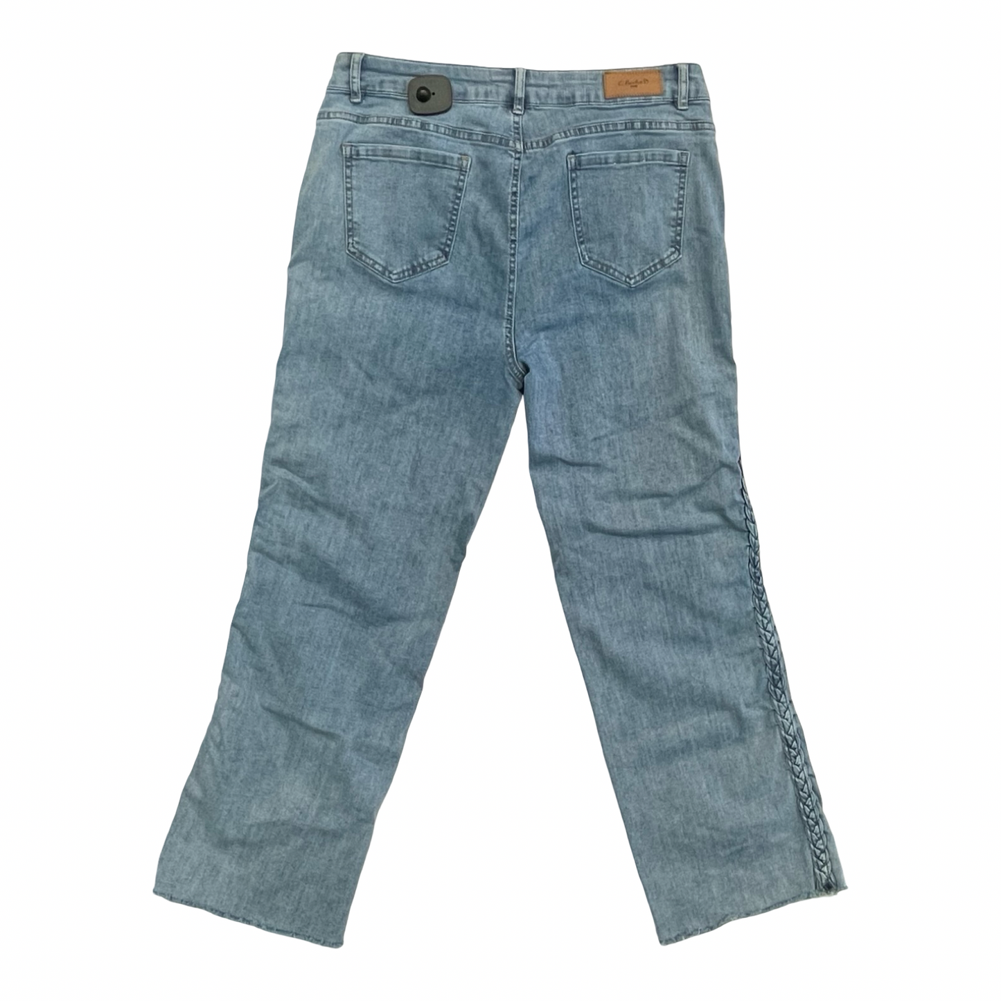 Jeans Wide Leg By Charlie B In Blue Denim, Size:12