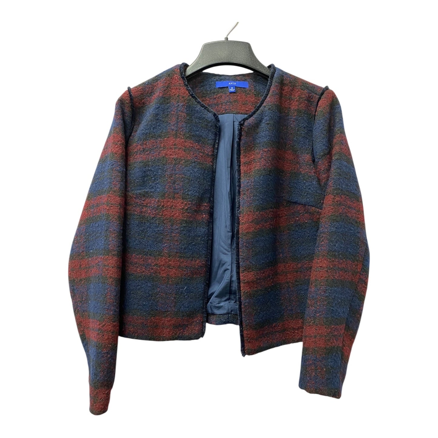 Blazer By Apt 9 In Blue & Red, Size:M