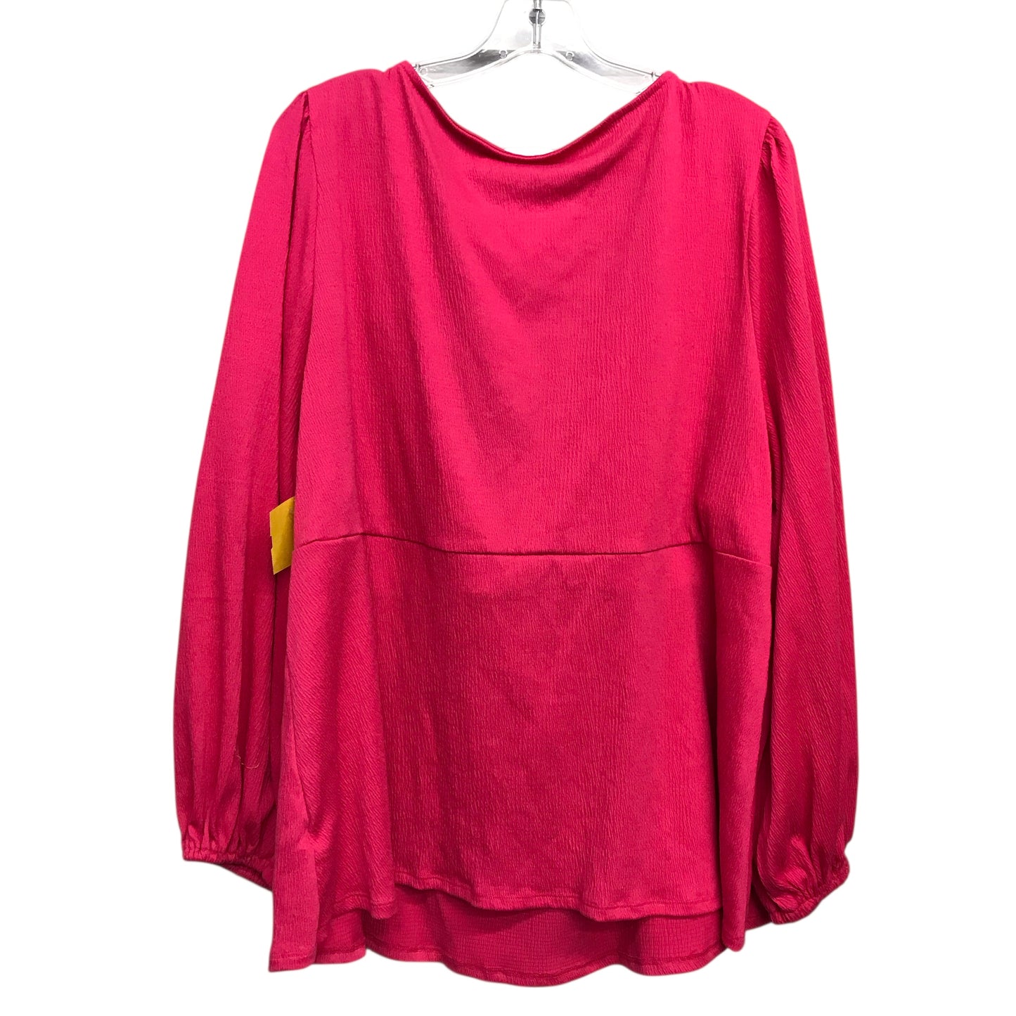 Top Ls By Ava & Viv In Pink, Size:3X
