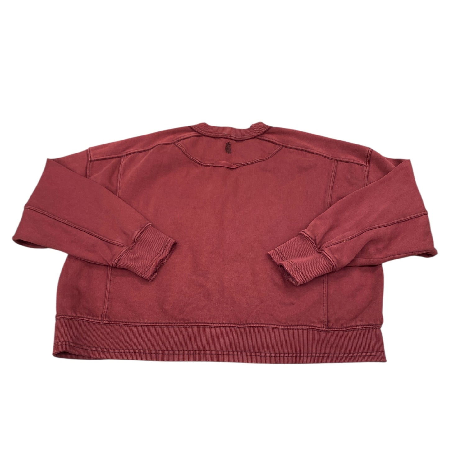 Sweatshirt Crewneck By Free People In Red, Size:S