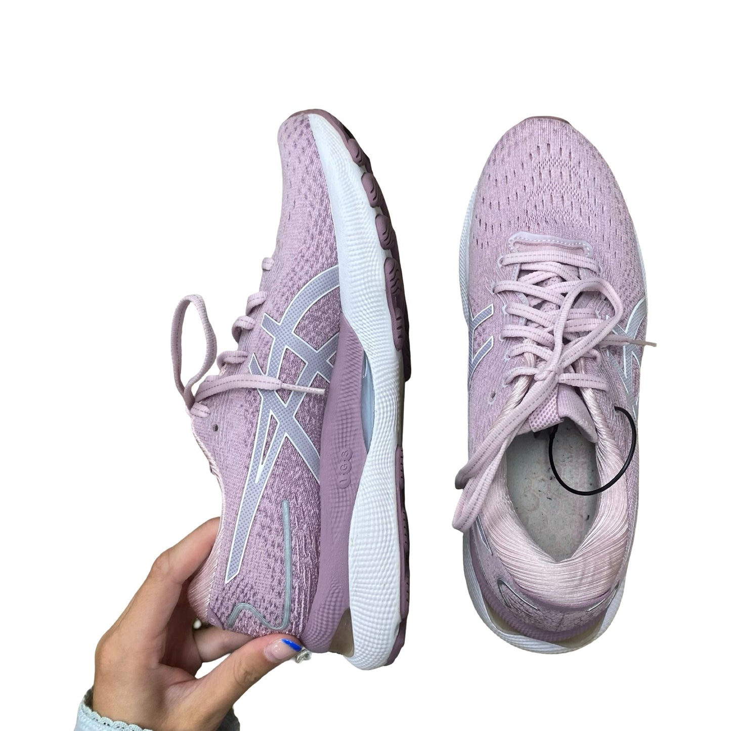 Shoes Athletic By Asics In Mauve, Size:9