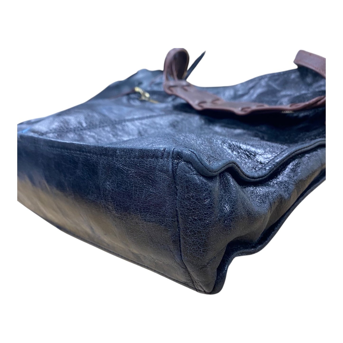 Handbag Leather By Hobo Intl In Black, Size:Medium