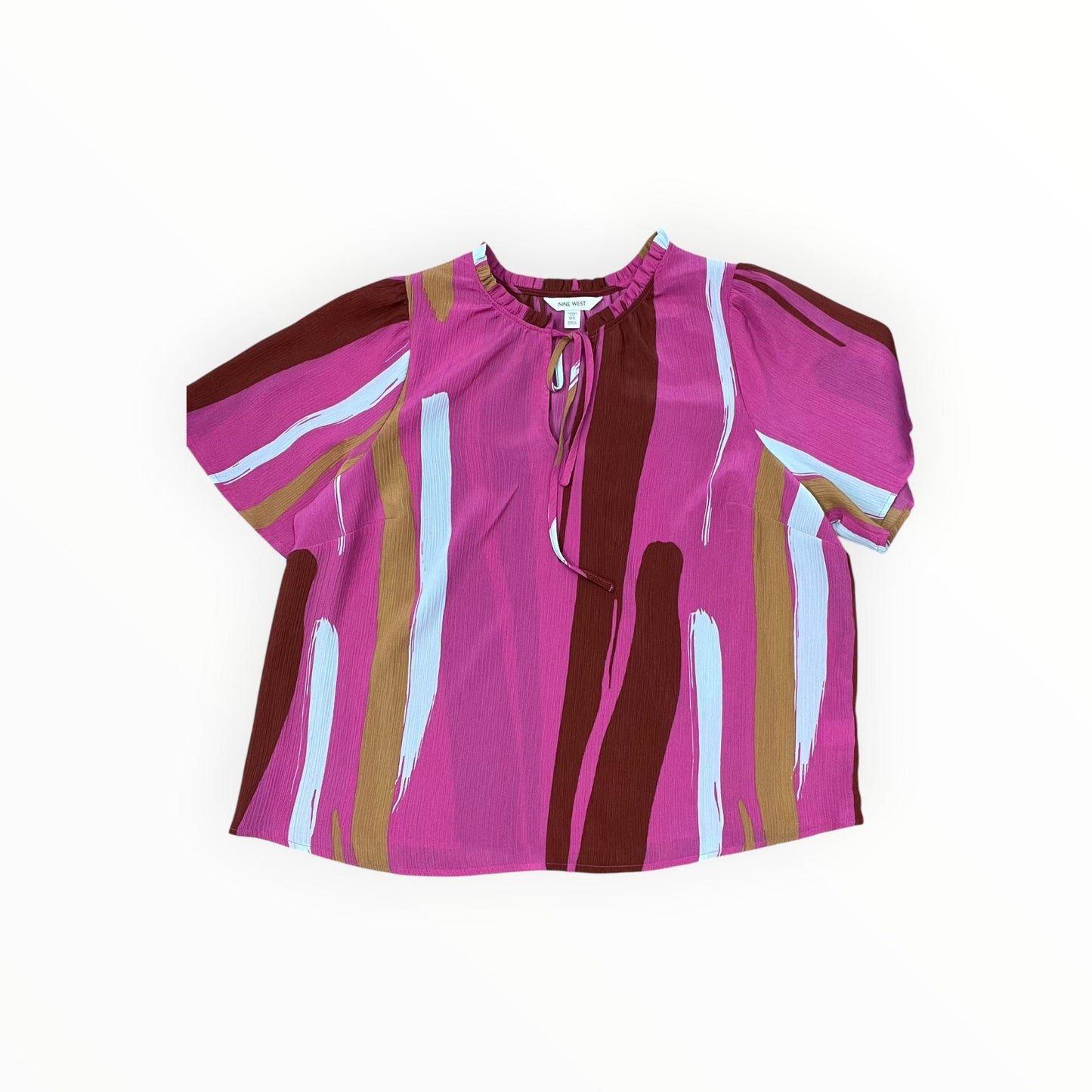 Top Ss By Nine West In Pink, Size:Xl