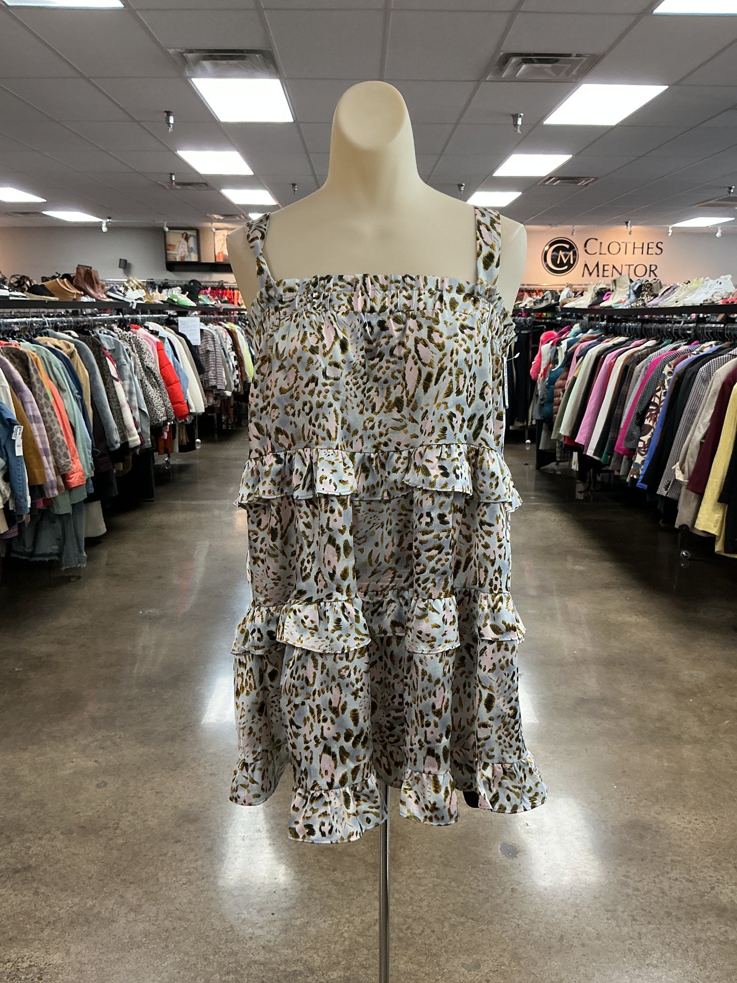 Dress Casual Short By Glam In Animal Print, Size:S