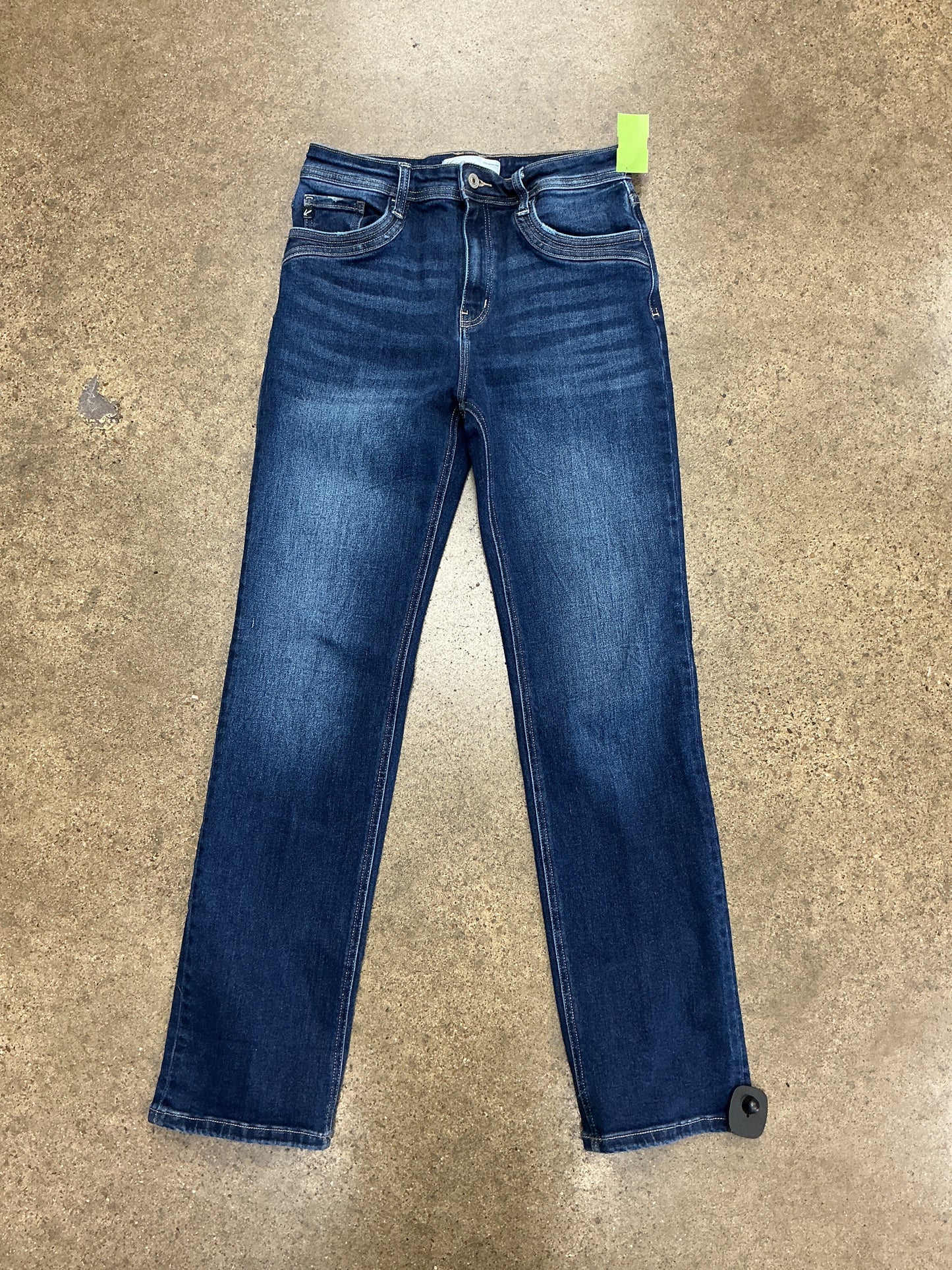 Jeans Straight By Kancan In Blue Denim, Size:6