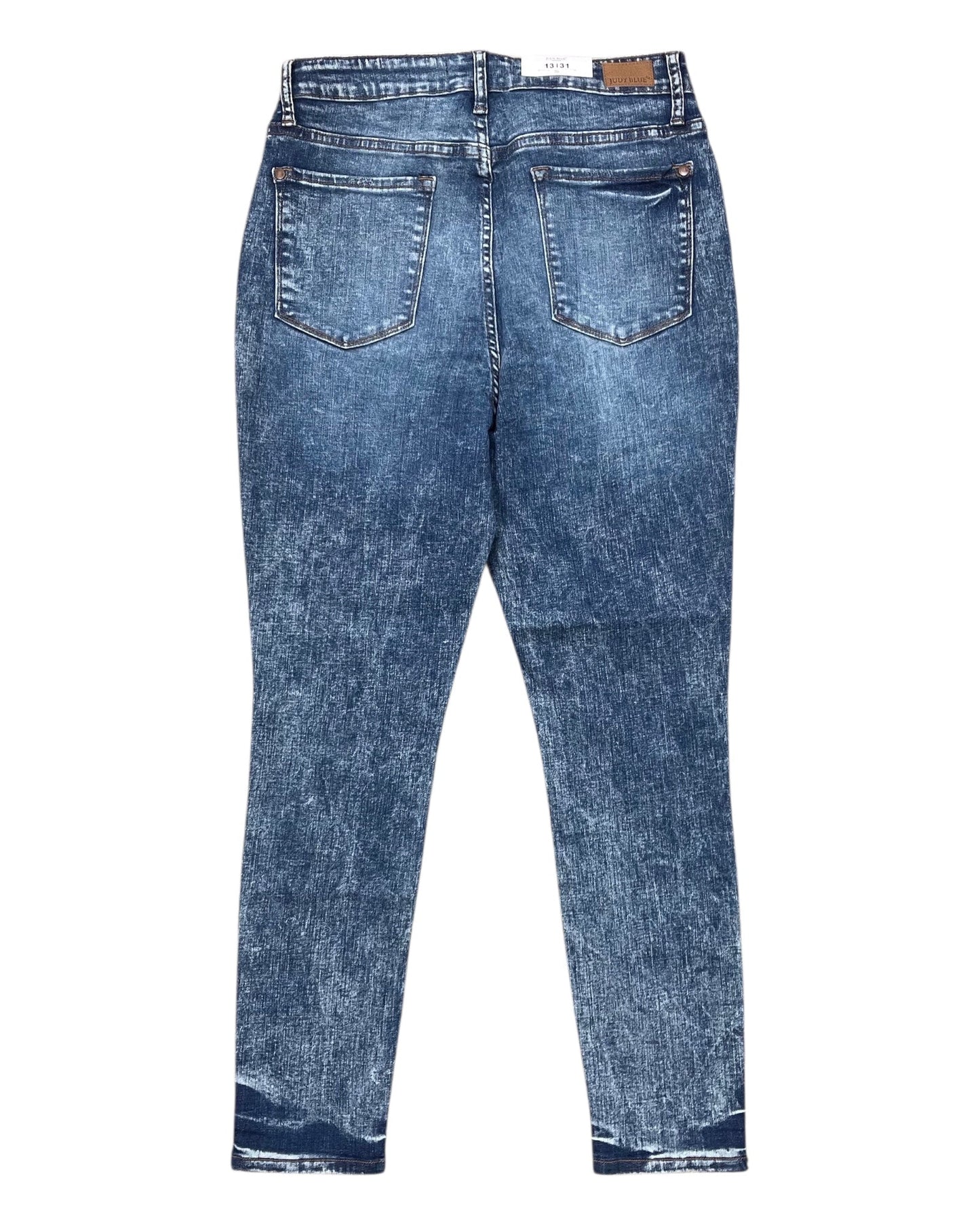 Jeans Skinny By Judy Blue In Blue Denim, Size:12