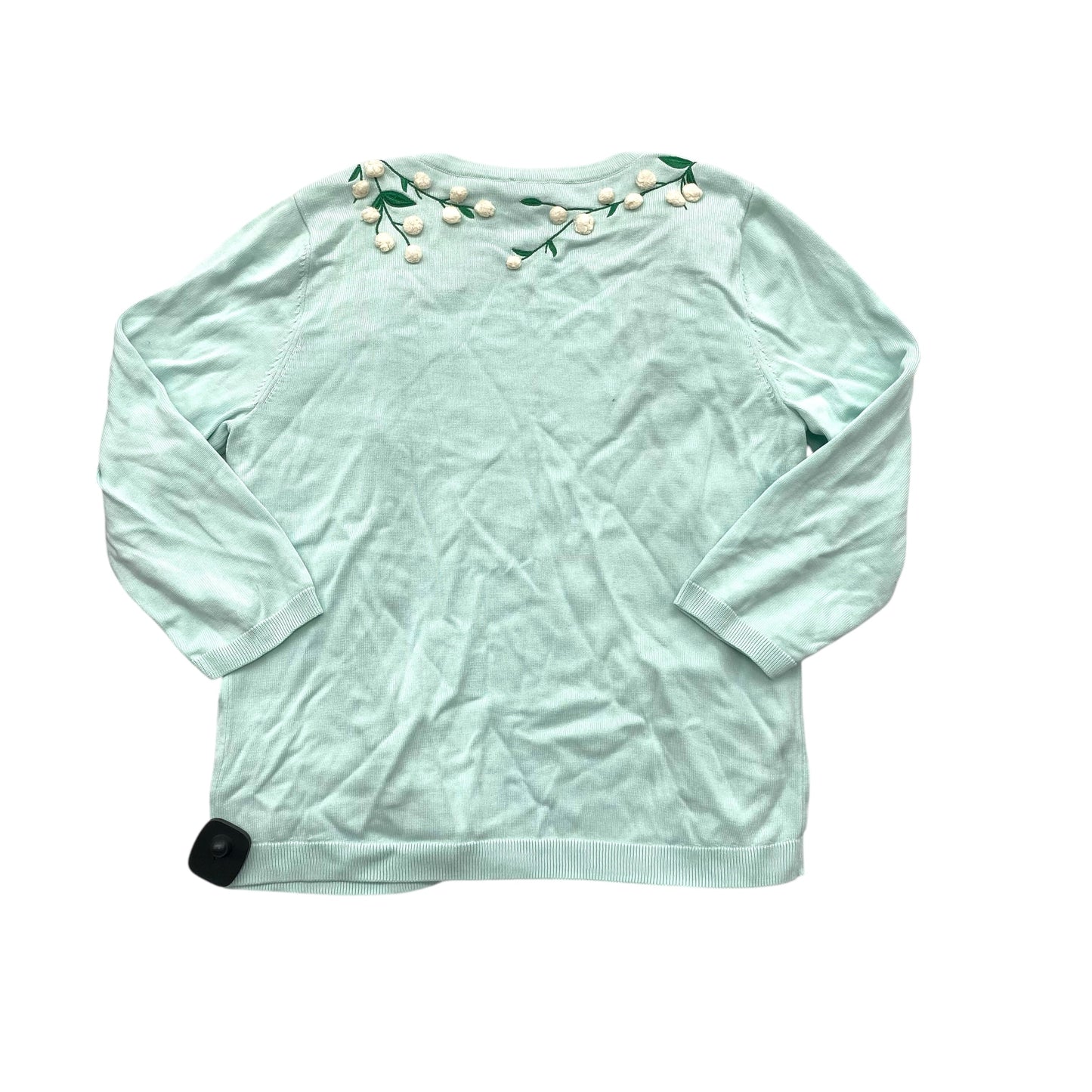 Sweater Cardigan By Talbots In Blue, Size:L