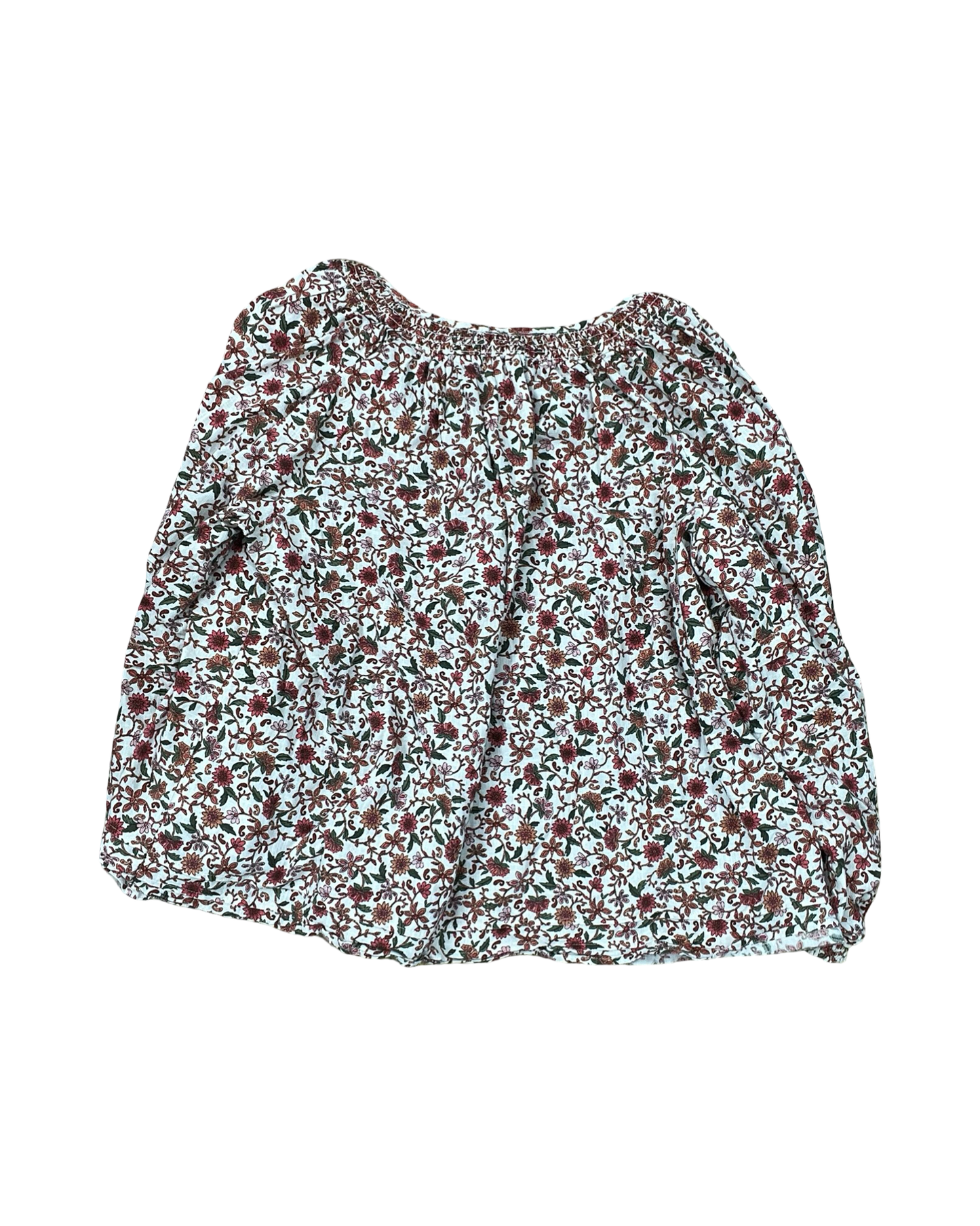 Top 3/4 Sleeve By Old Navy In Floral Print, Size:1X