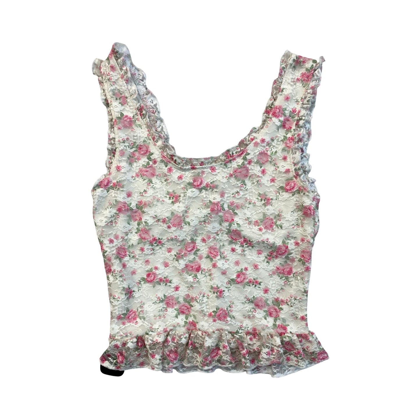 Top Sleeveless By Cmc In Floral Print, Size:M