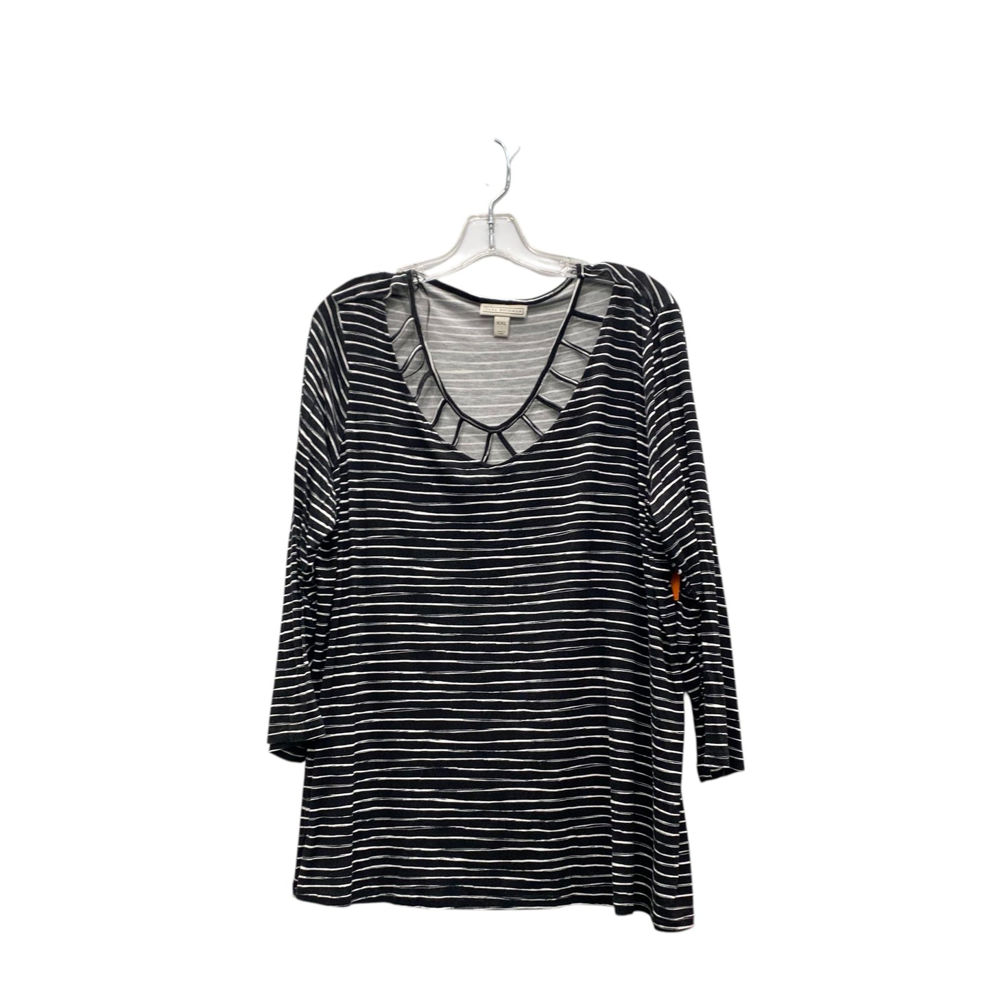 Top Ls Basic By Dana Buchman In Black, Size:1X