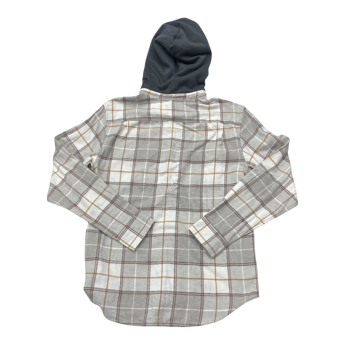 Jacket Shirt By Old Navy In Plaid Pattern, Size:M