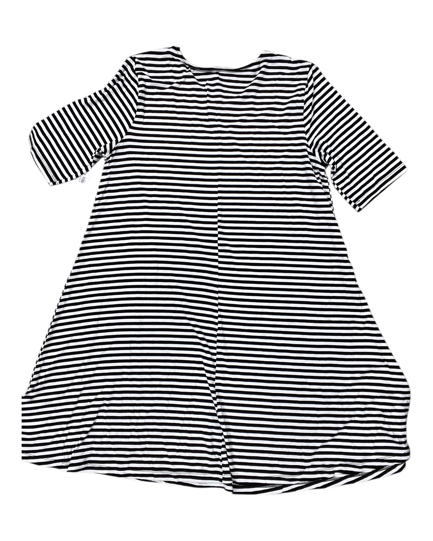Dress Casual Midi By Old Navy In Black & White, Size:L