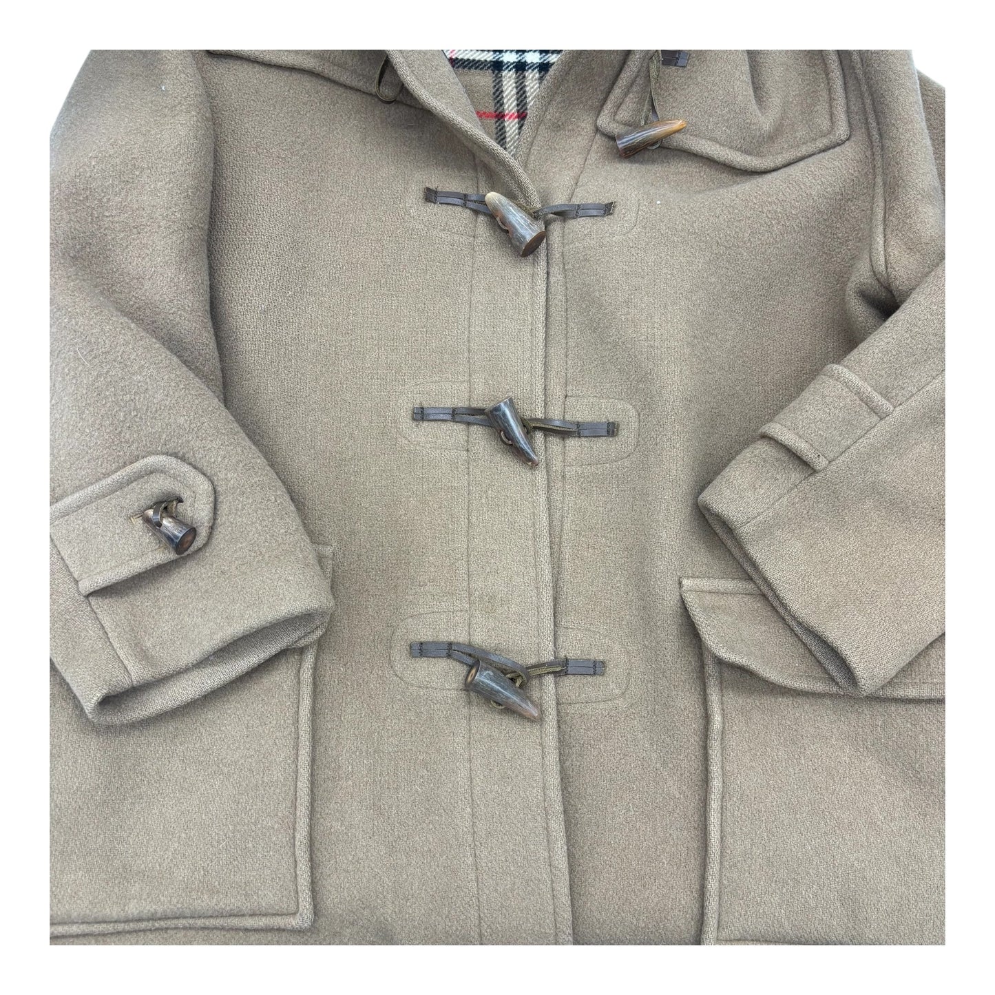 Coat Luxury Designer By Burberry In Brown, Size:Xl