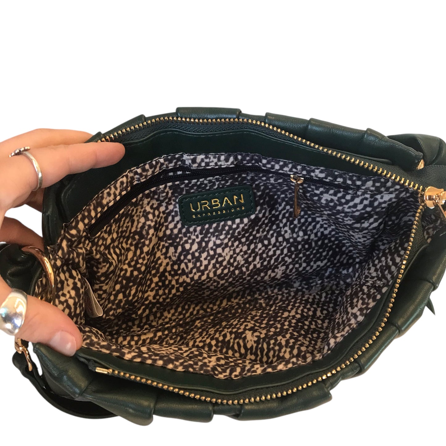 Handbag By Urban Expressions In Green, Size:Small