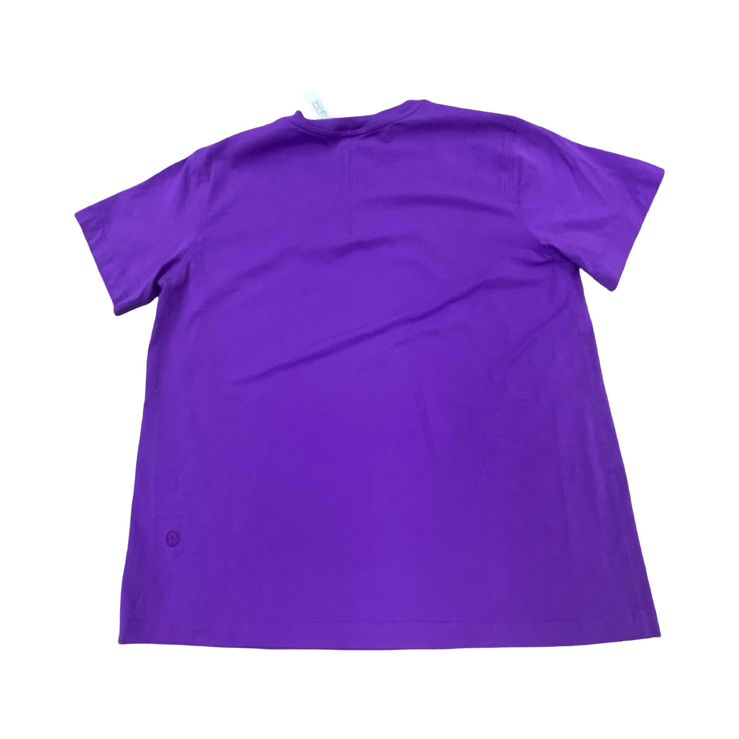 Athletic Top Ss By Lululemon In Purple, Size:8