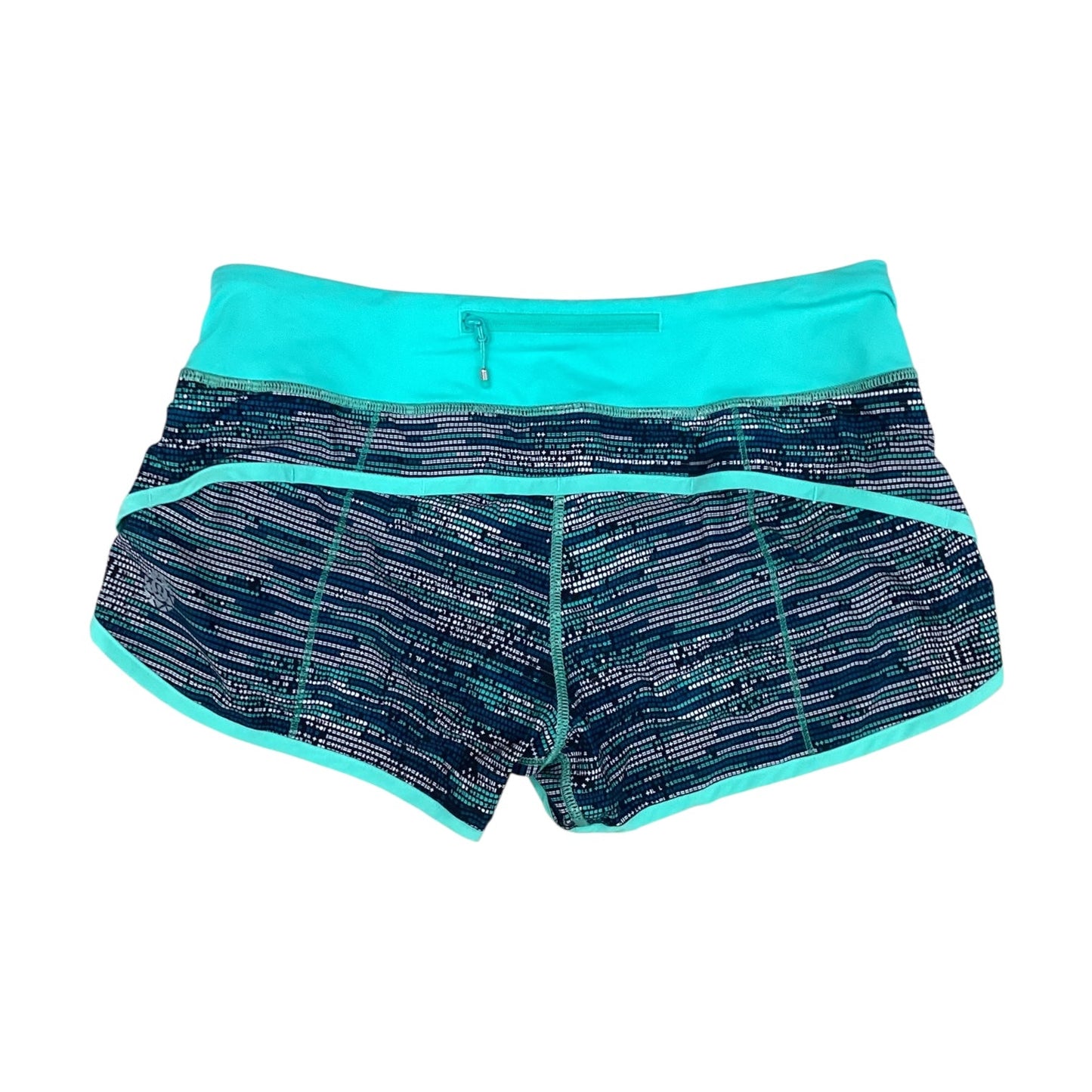 Athletic Shorts By Lululemon In Teal, Size:6