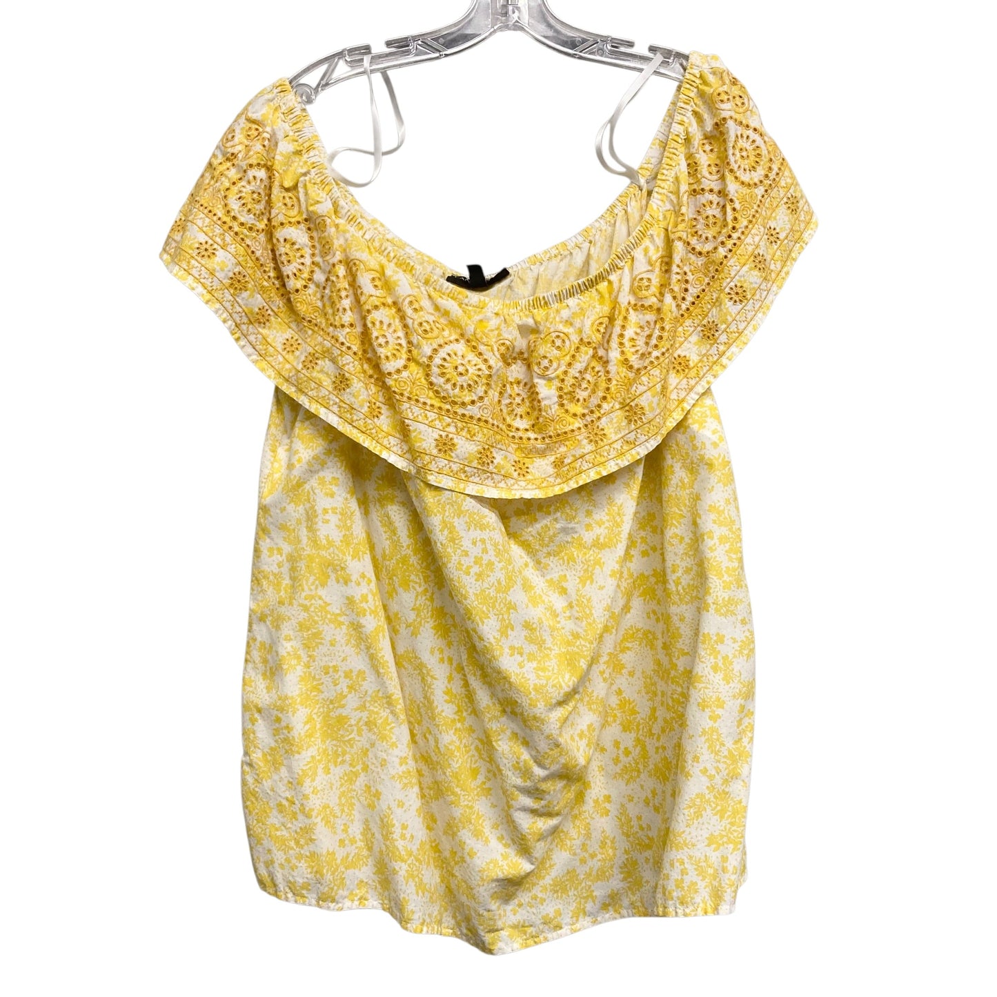 Top Ss By Lane Bryant In Yellow, Size:1X
