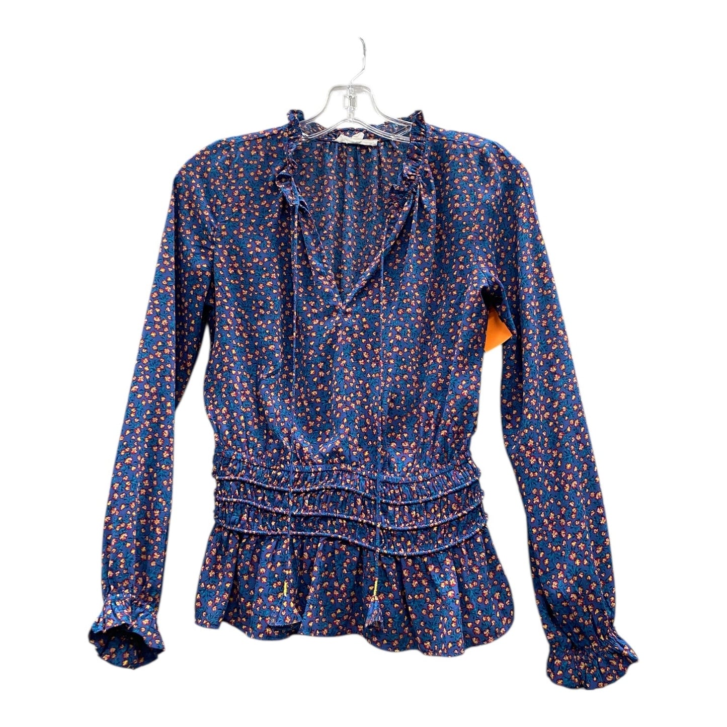 Top Ls By Socialite In Blue & Yellow, Size:Xs