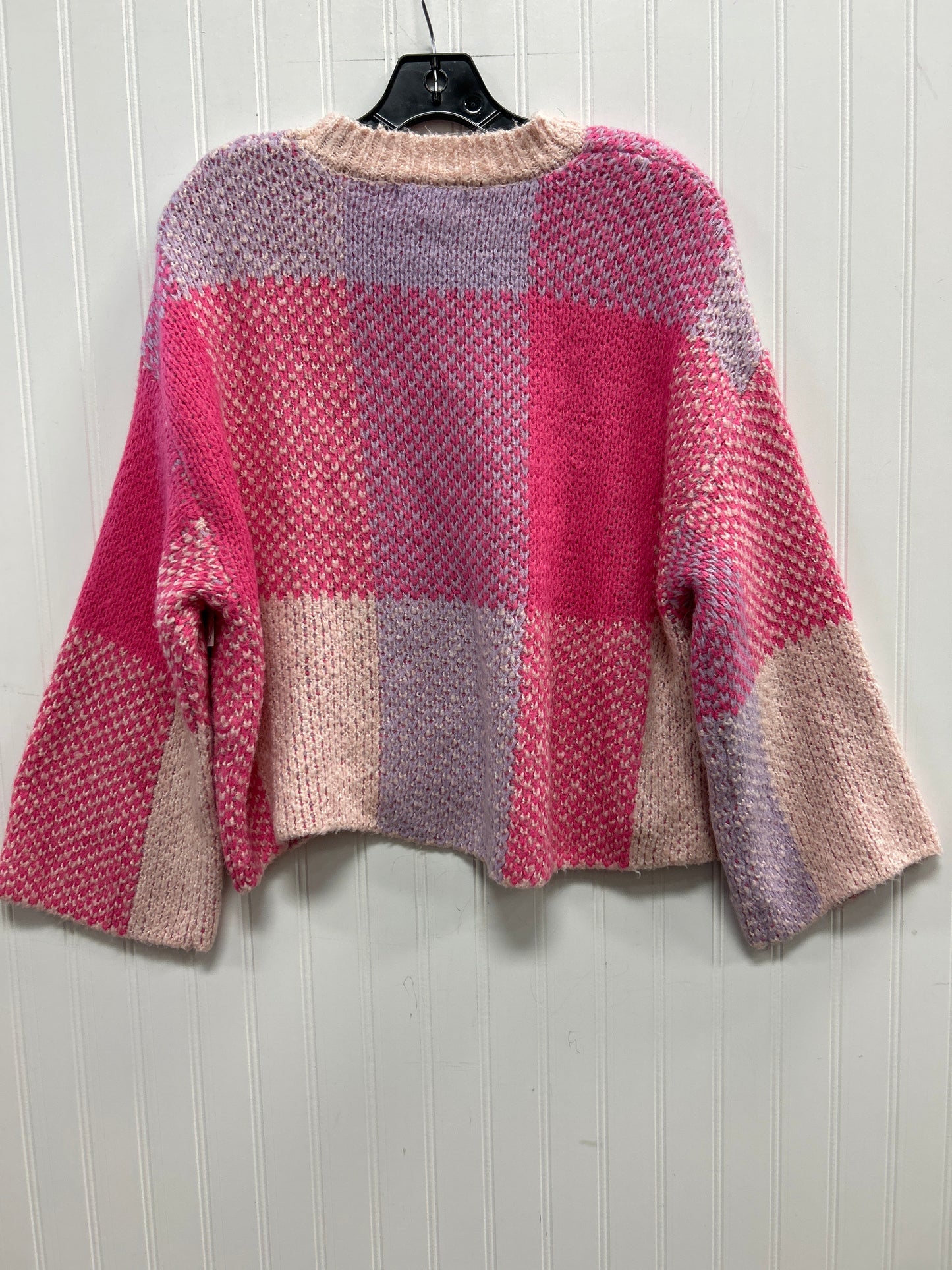 Sweater By Jessica Simpson In Pink & Purple, Size:S