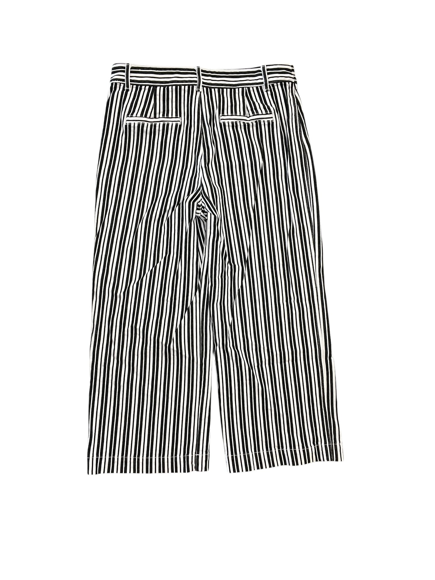 Jeans Wide Leg By Loft In Striped Pattern, Size:10