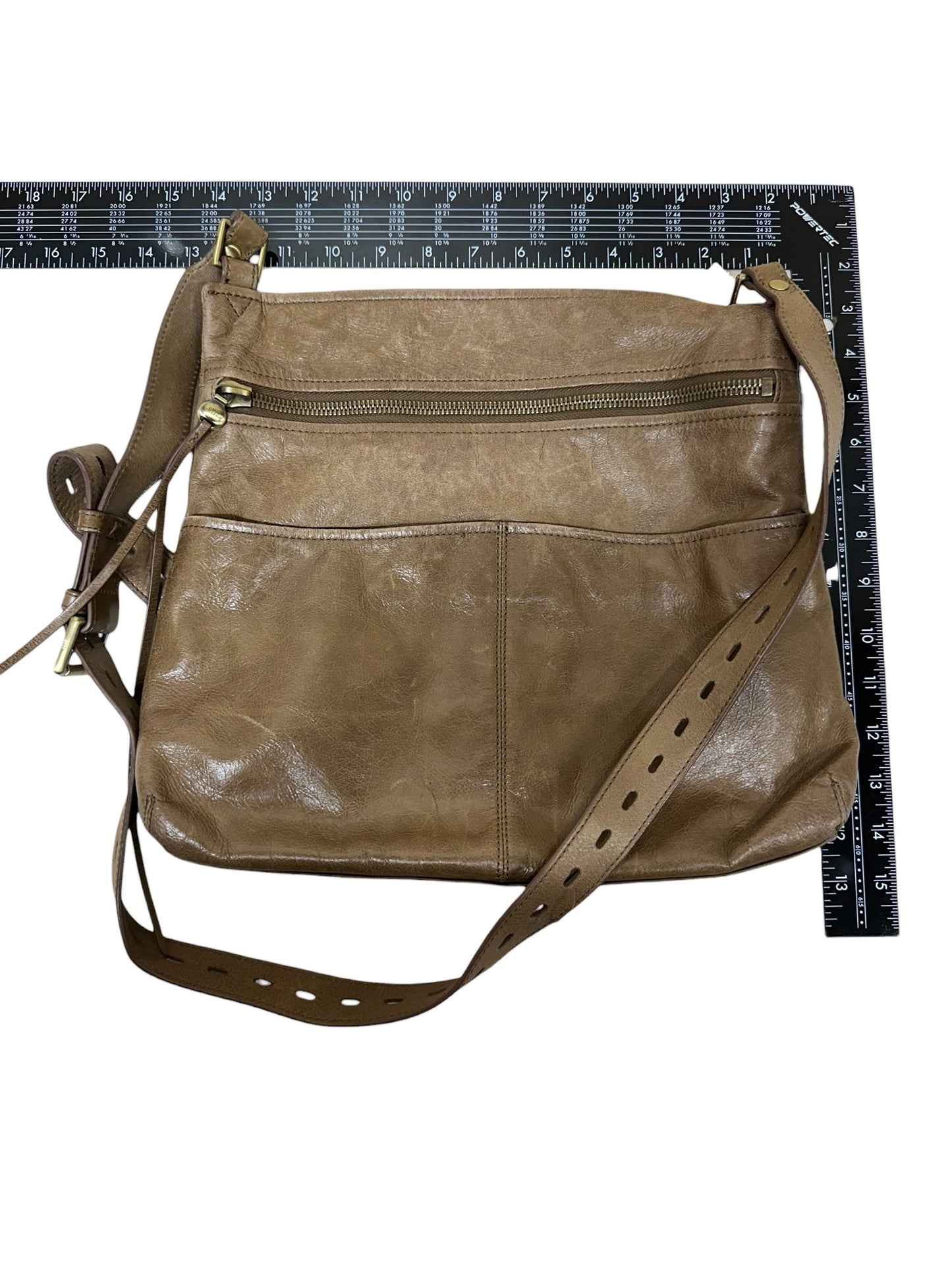 Handbag Leather By Hobo Intl In Tan, Size:Large