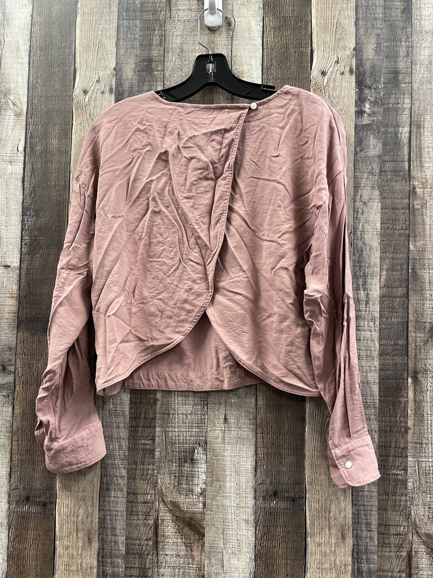 Top Long Sleeve By Madewell In Mauve, Size: S