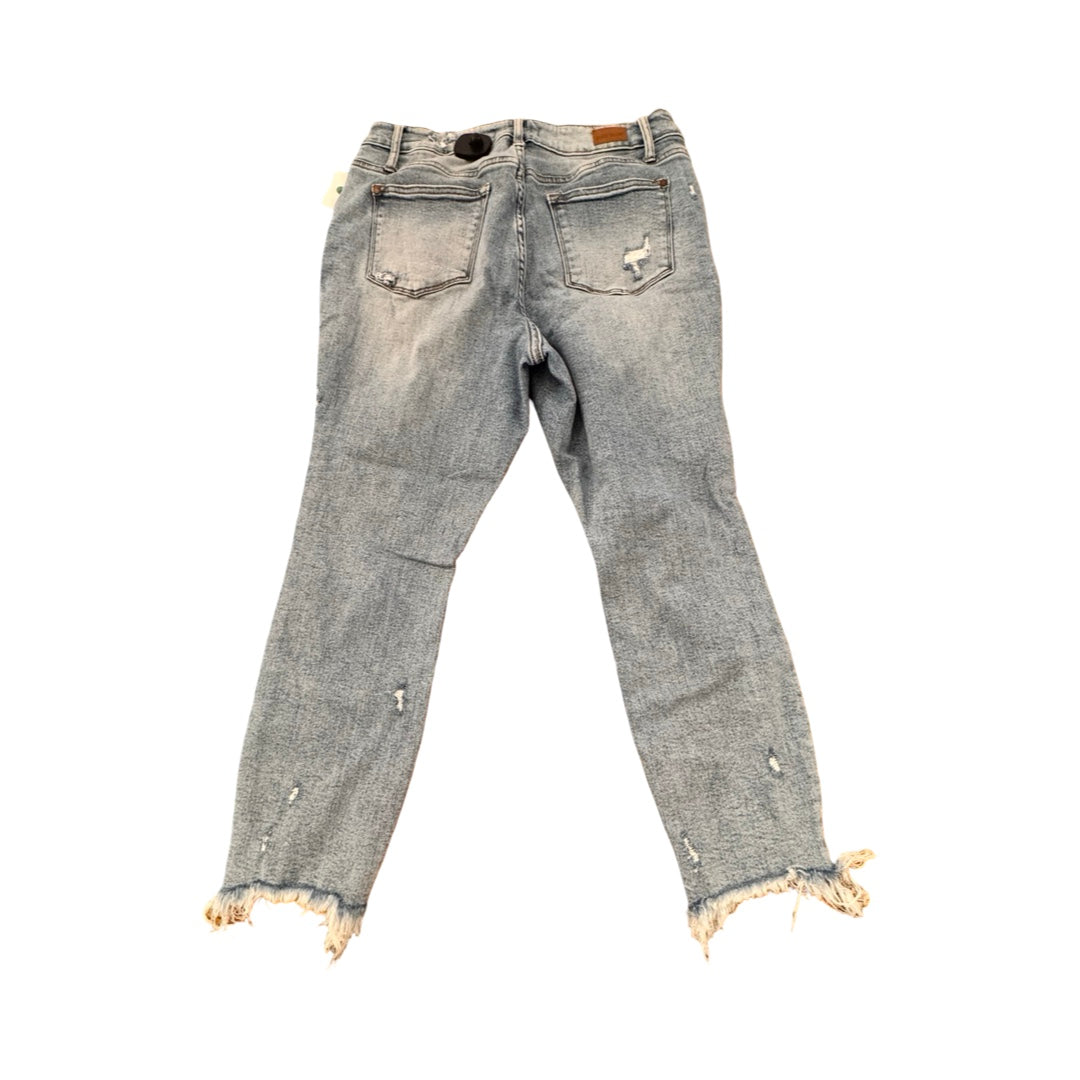 Jeans Skinny By Judy Blue In Blue Denim, Size:16