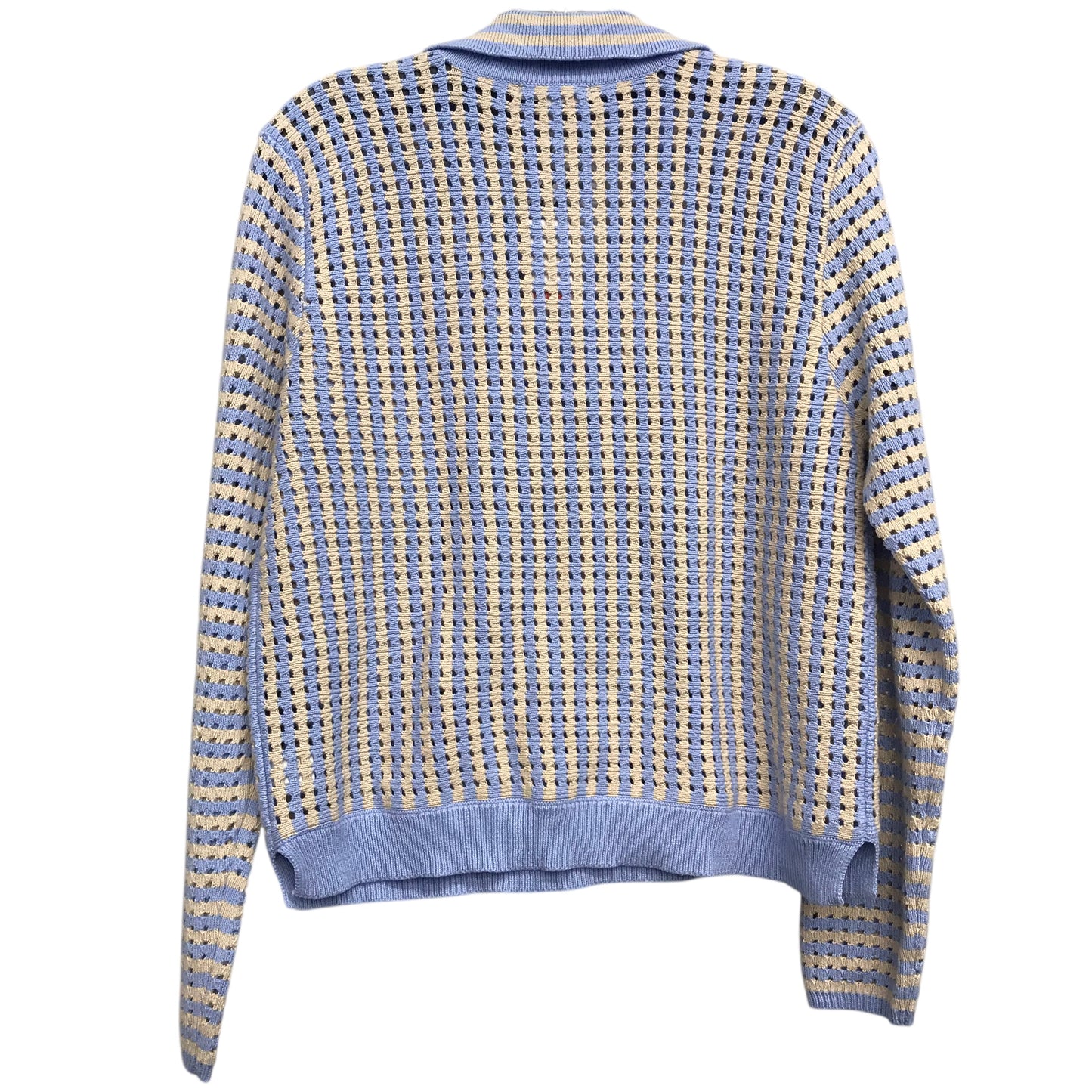 Sweater By Maurices In Blue & Tan, Size:M