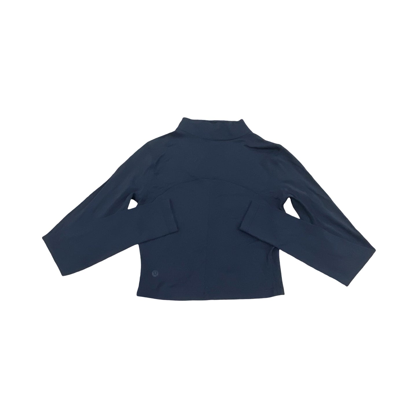 Athletic Top Ls Collar By Lululemon In Black, Size:Xs