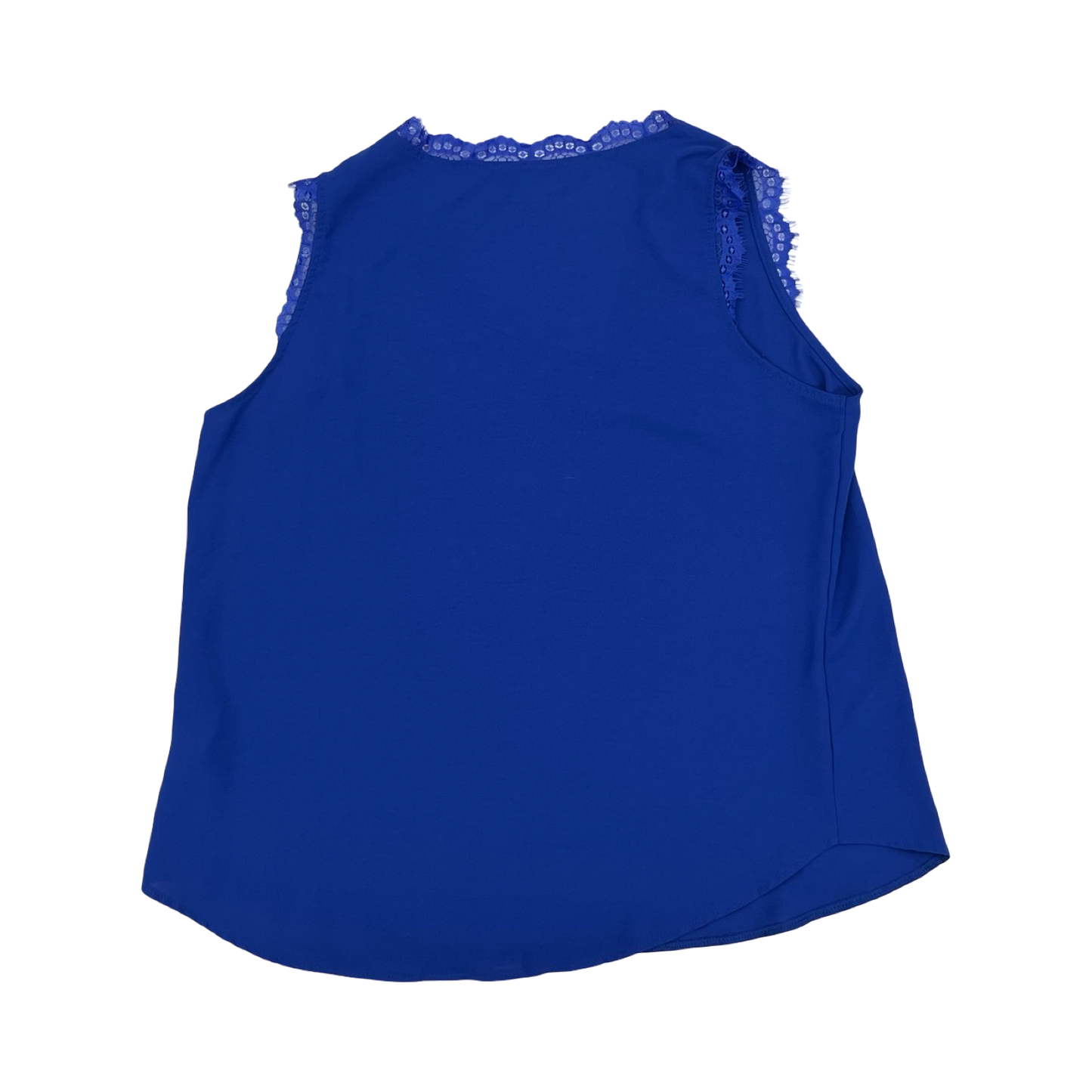 Top Sleeveless By Cme In Blue, Size:2X