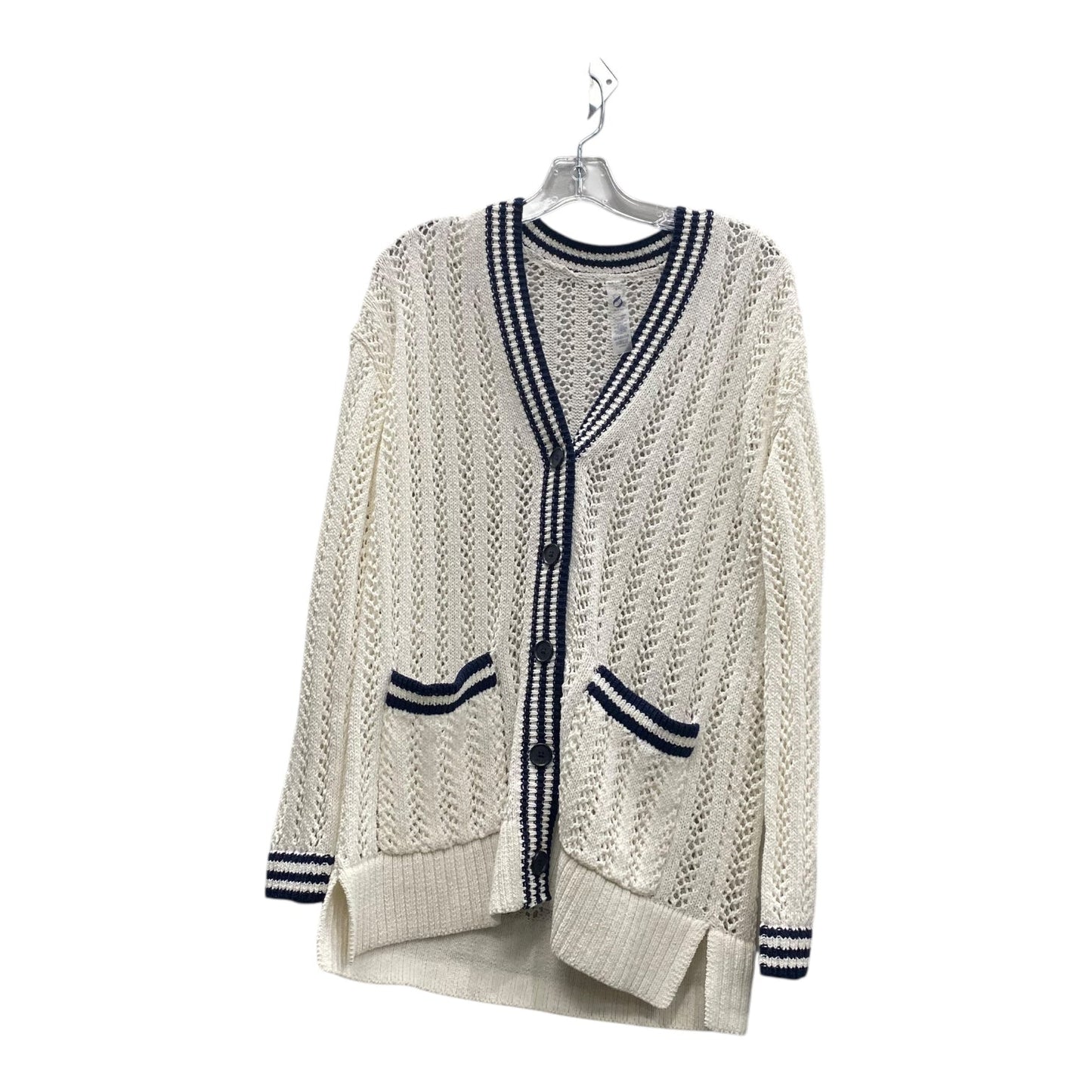 Sweater Cardigan By Lou And Grey In White, Size:S