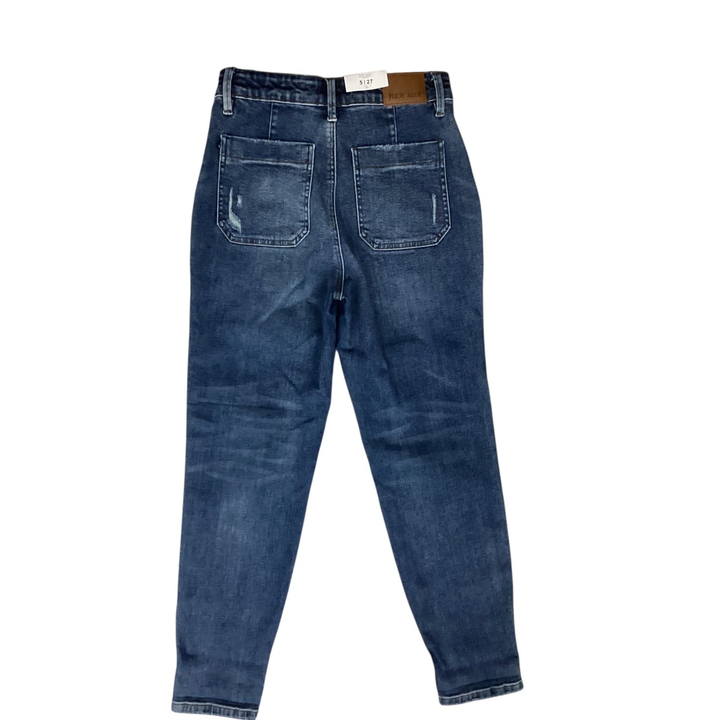 Jeans Straight By Judy Blue In Blue Denim, Size:4