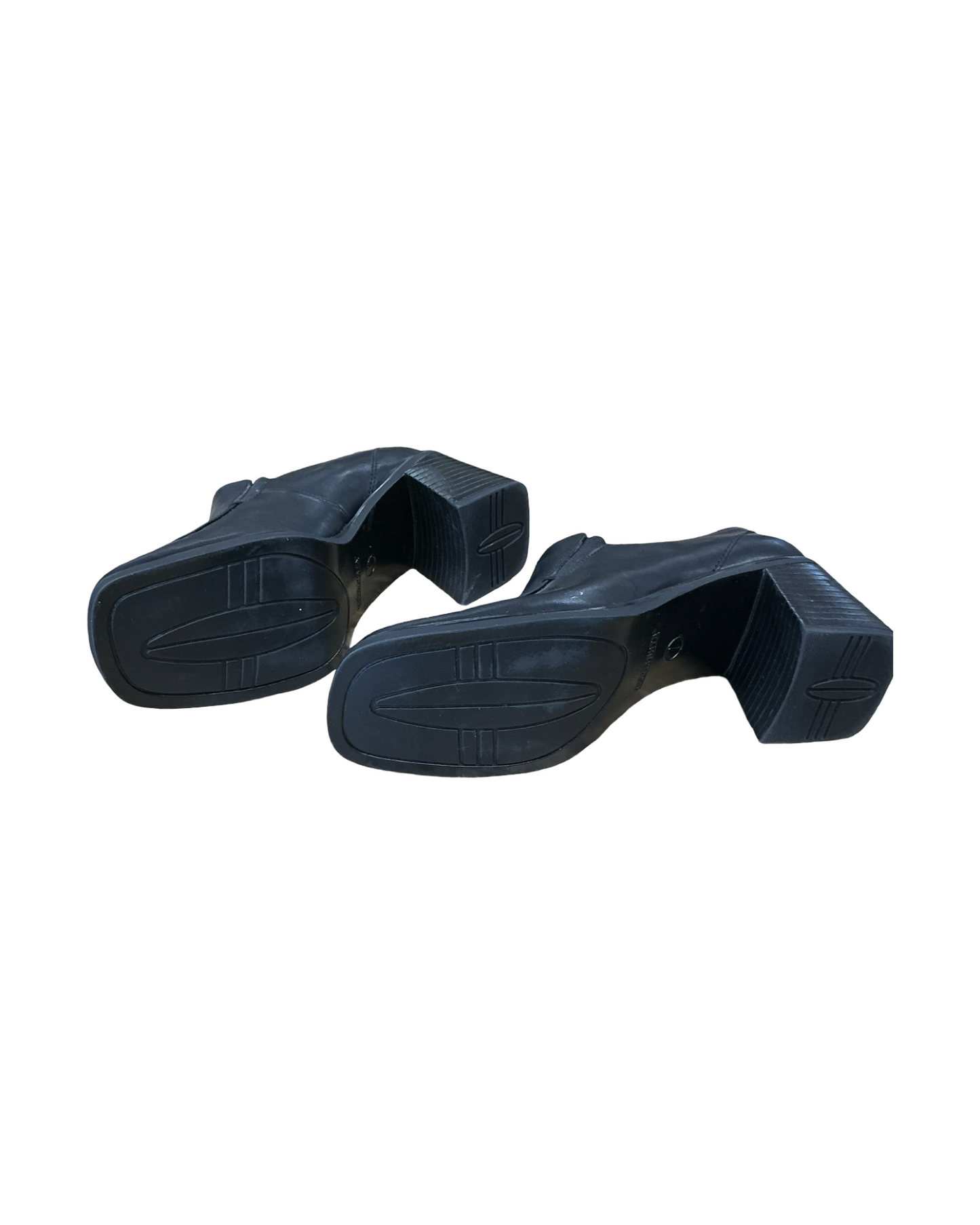 Shoes Heels Block By High Lights In Black, Size:7