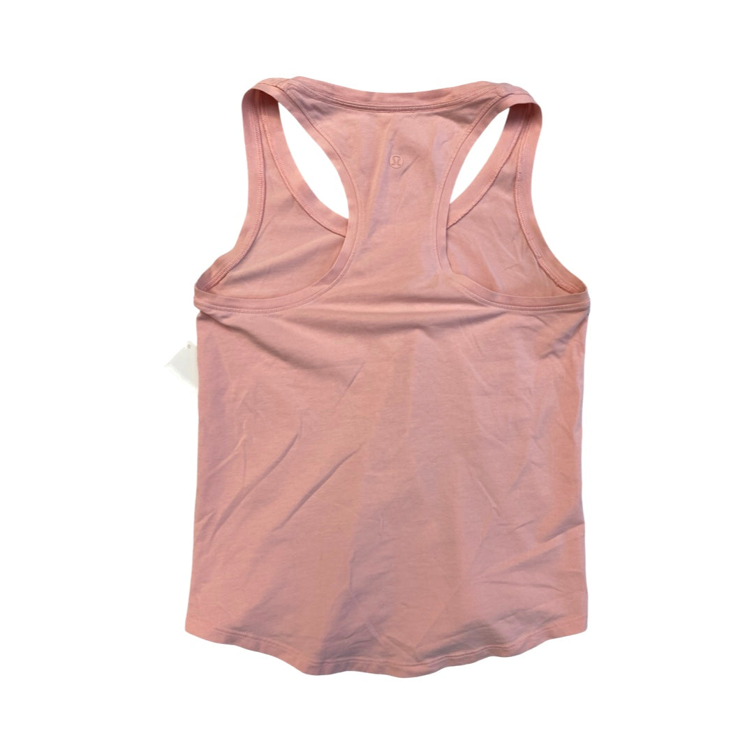 Athletic Tank Top By Lululemon In Pink, Size:6