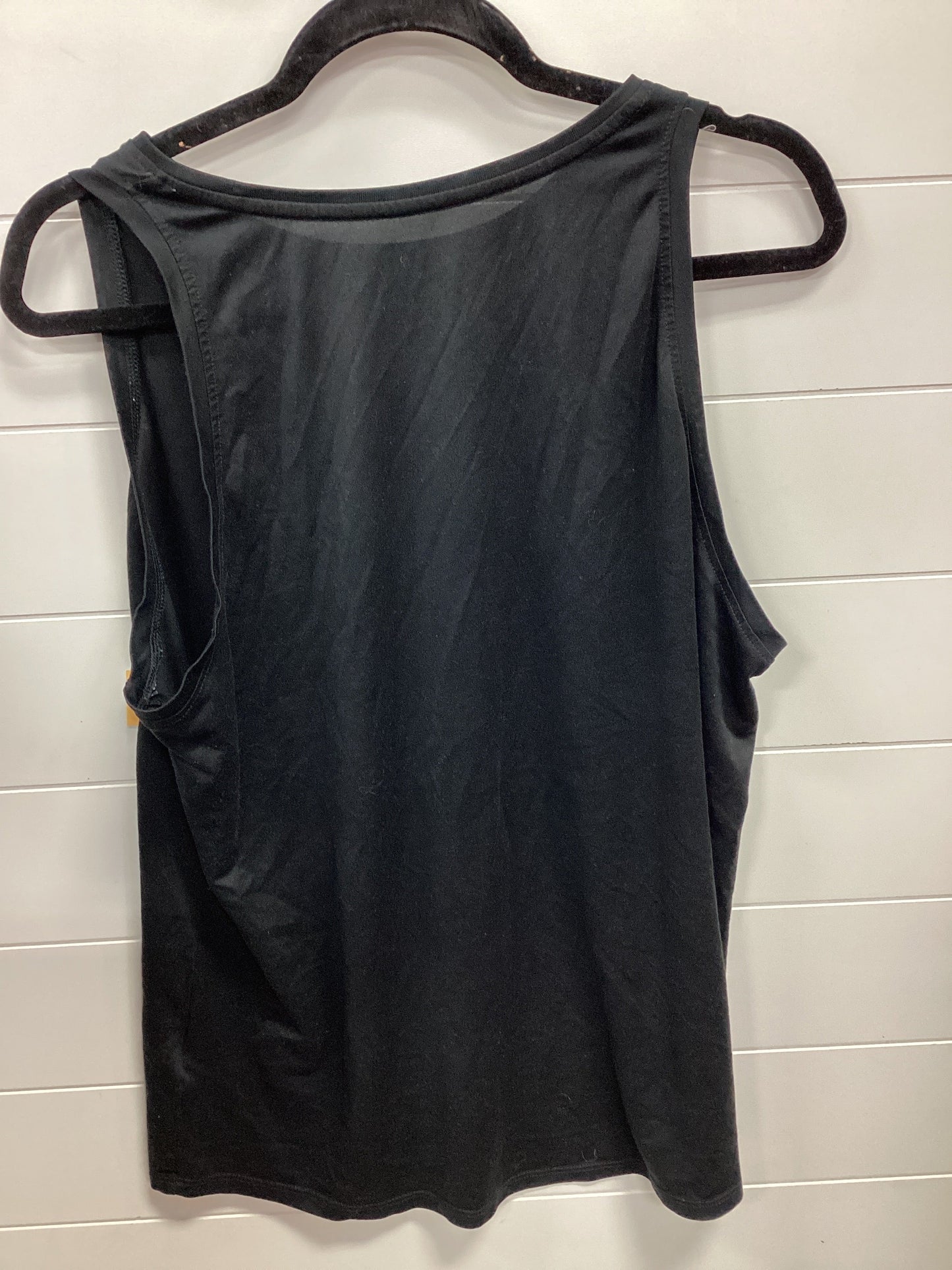 Athletic Tank Top By Nike Apparel In Black, Size:2X