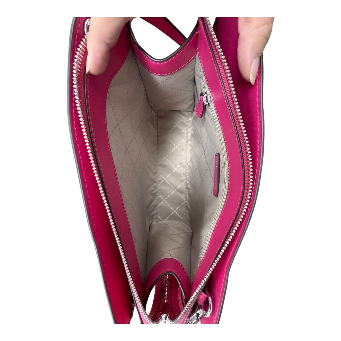 Handbag Designer By Michael Kors In Pink, Size:Large