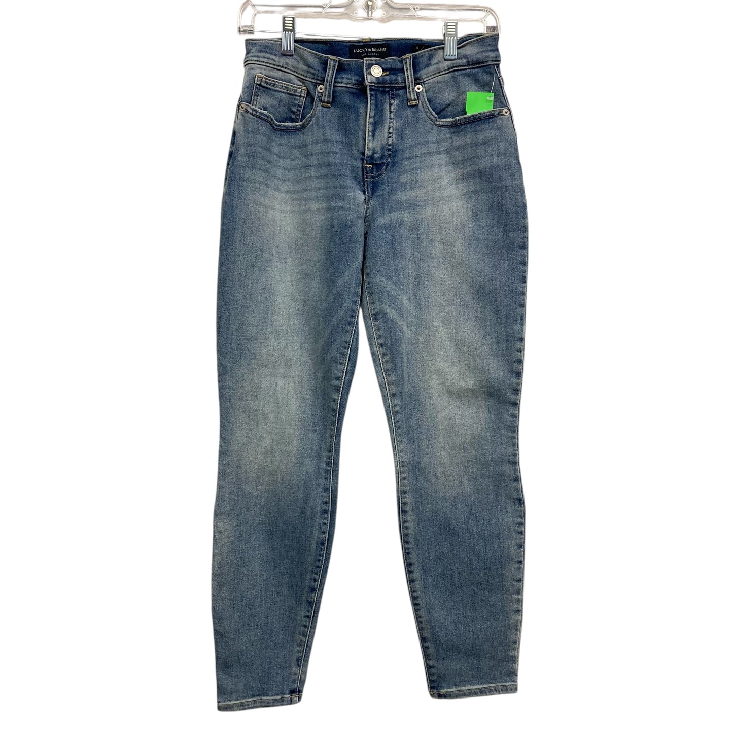 Jeans Skinny By Lucky Brand In Blue Denim, Size:6