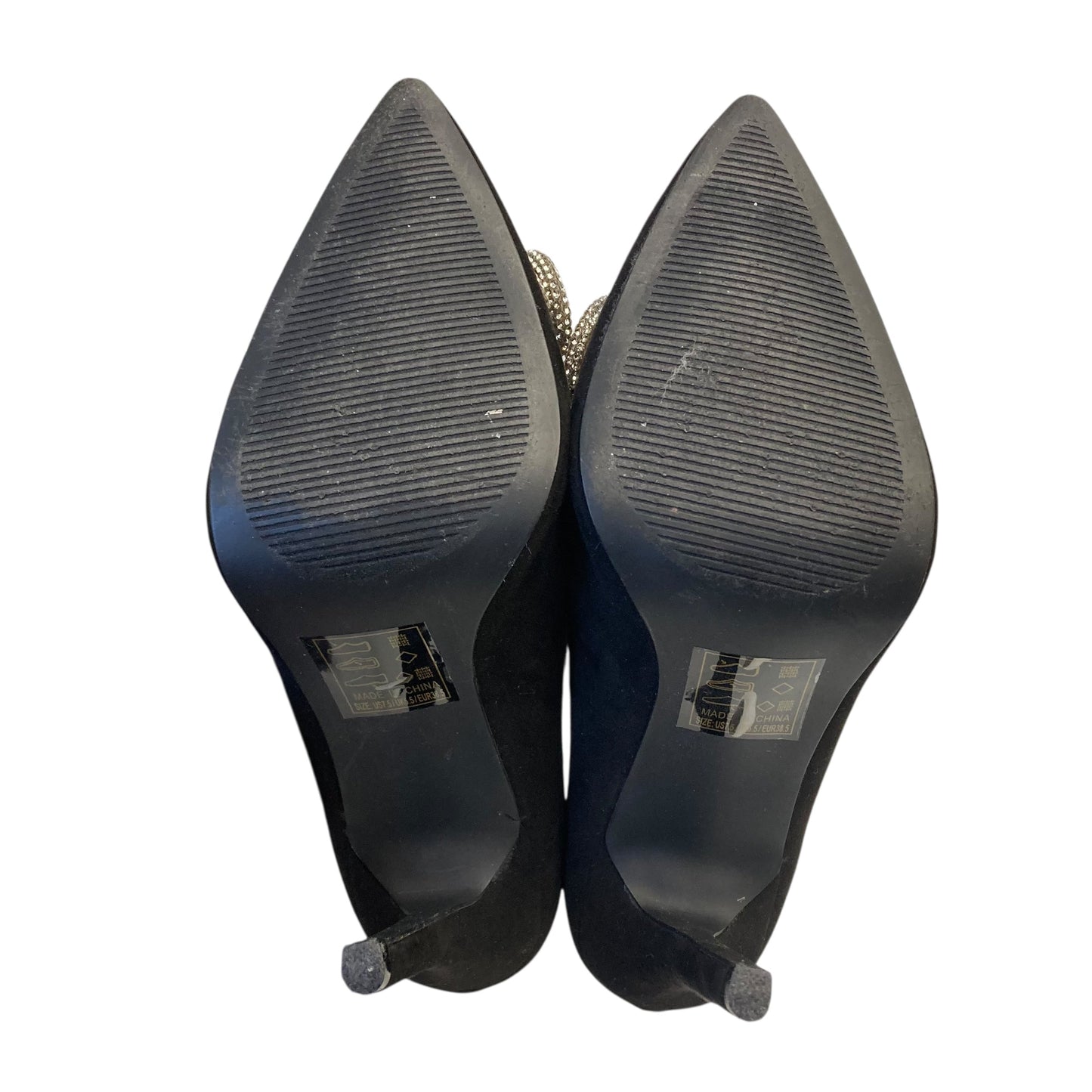 Shoes Heels Stiletto By Qupid In Black, Size:7.5