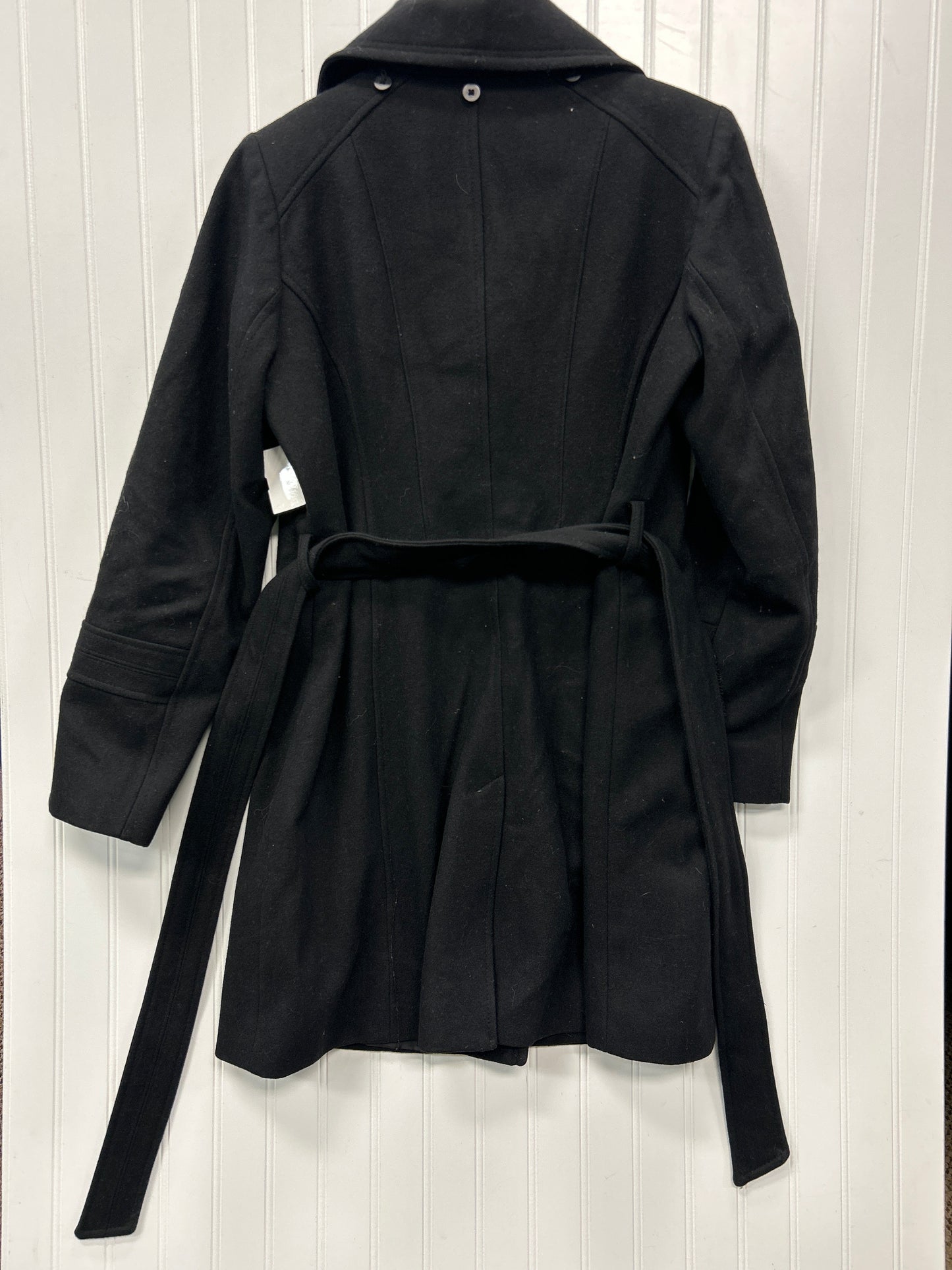 Coat Wool By Michael By Michael Kors In Black, Size:10